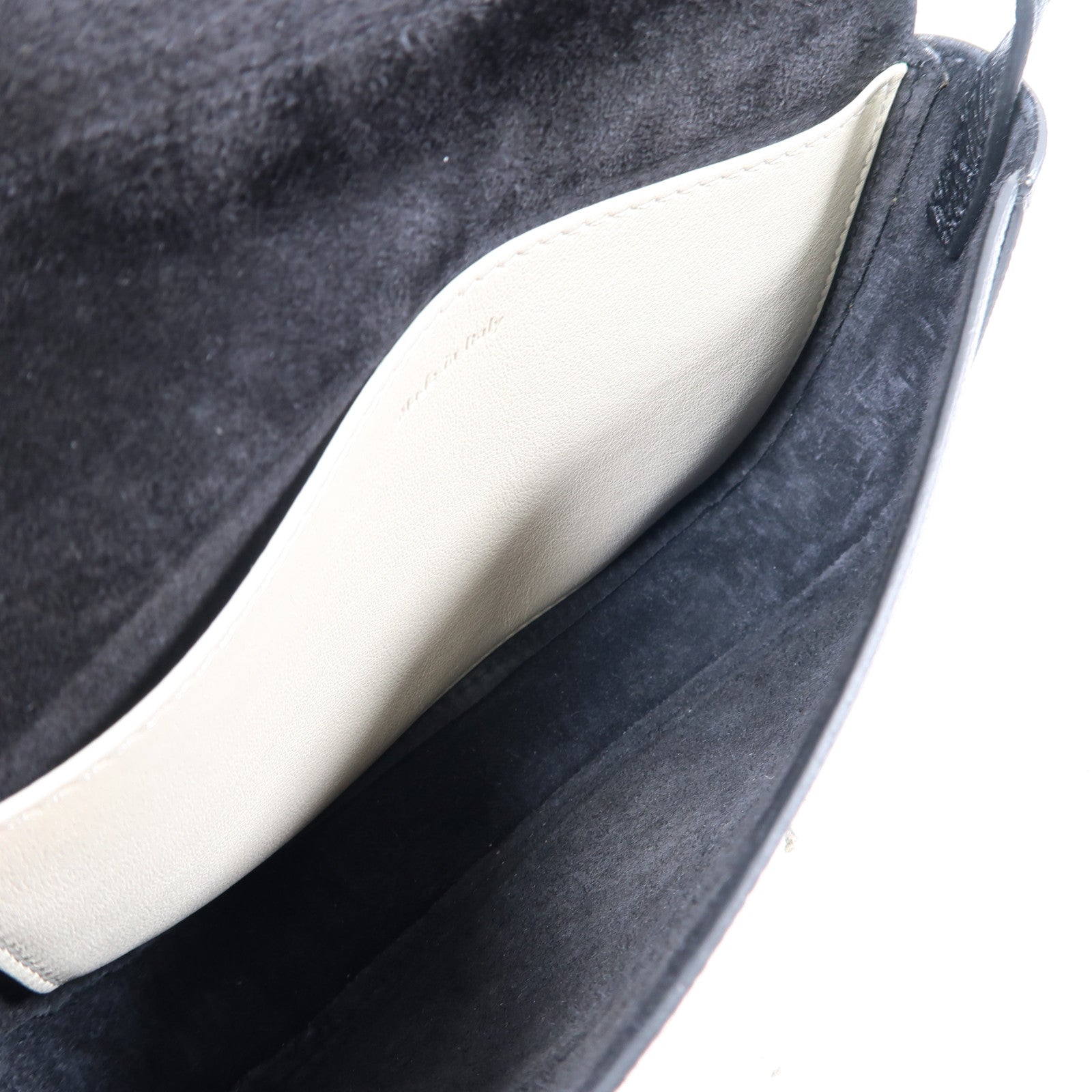 CELINE 牛皮皮革Strap Clutch肩背袋黑色