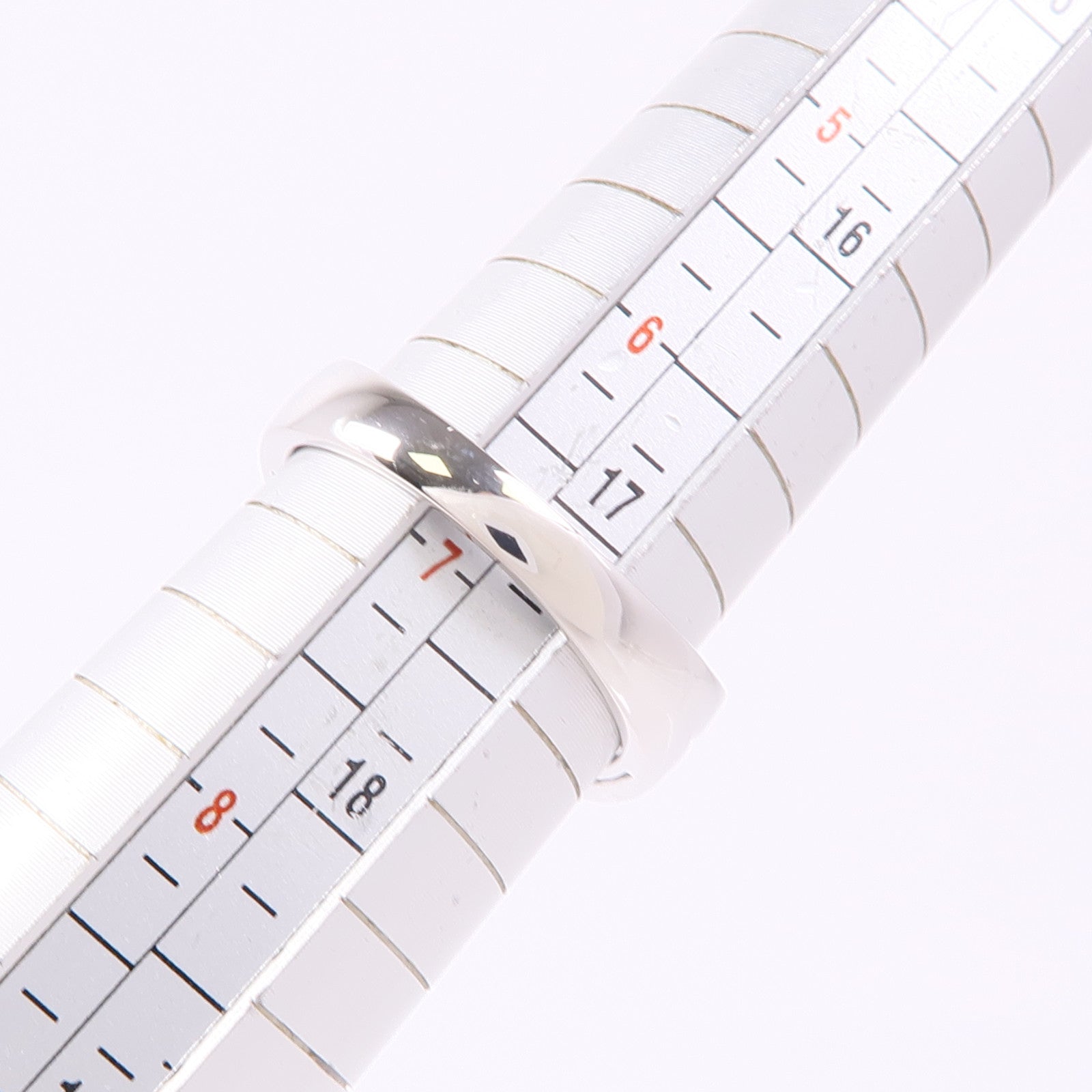 JEWELRY PT900鉑金Sapphire/Diamond Ring藍寶石/鑽石戒指US#6.75