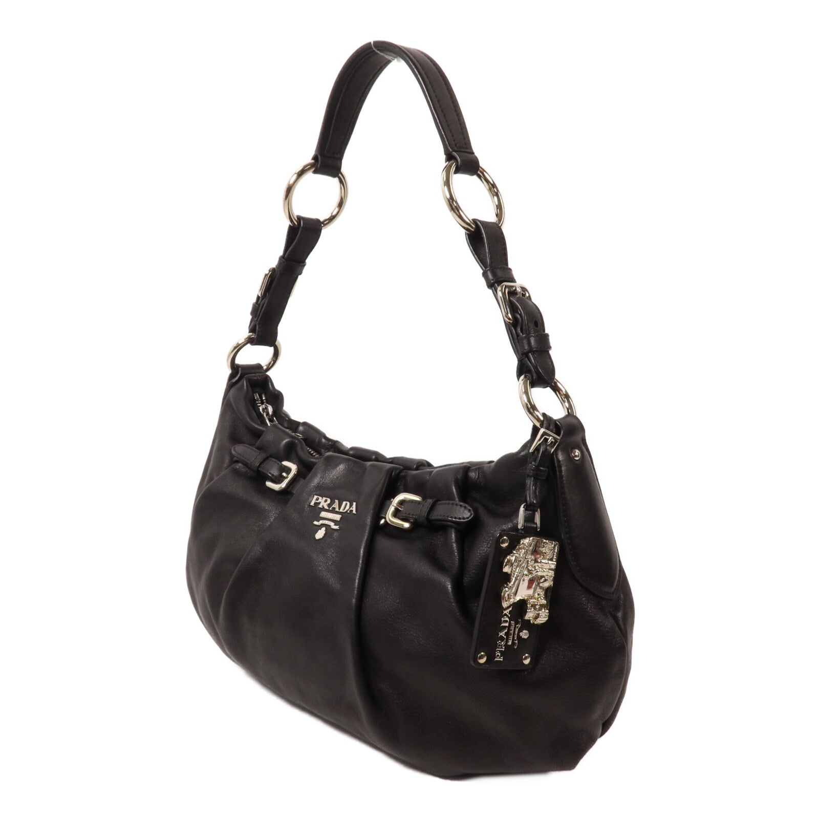 PRADA 牛皮皮革Shoulder Bag肩背袋