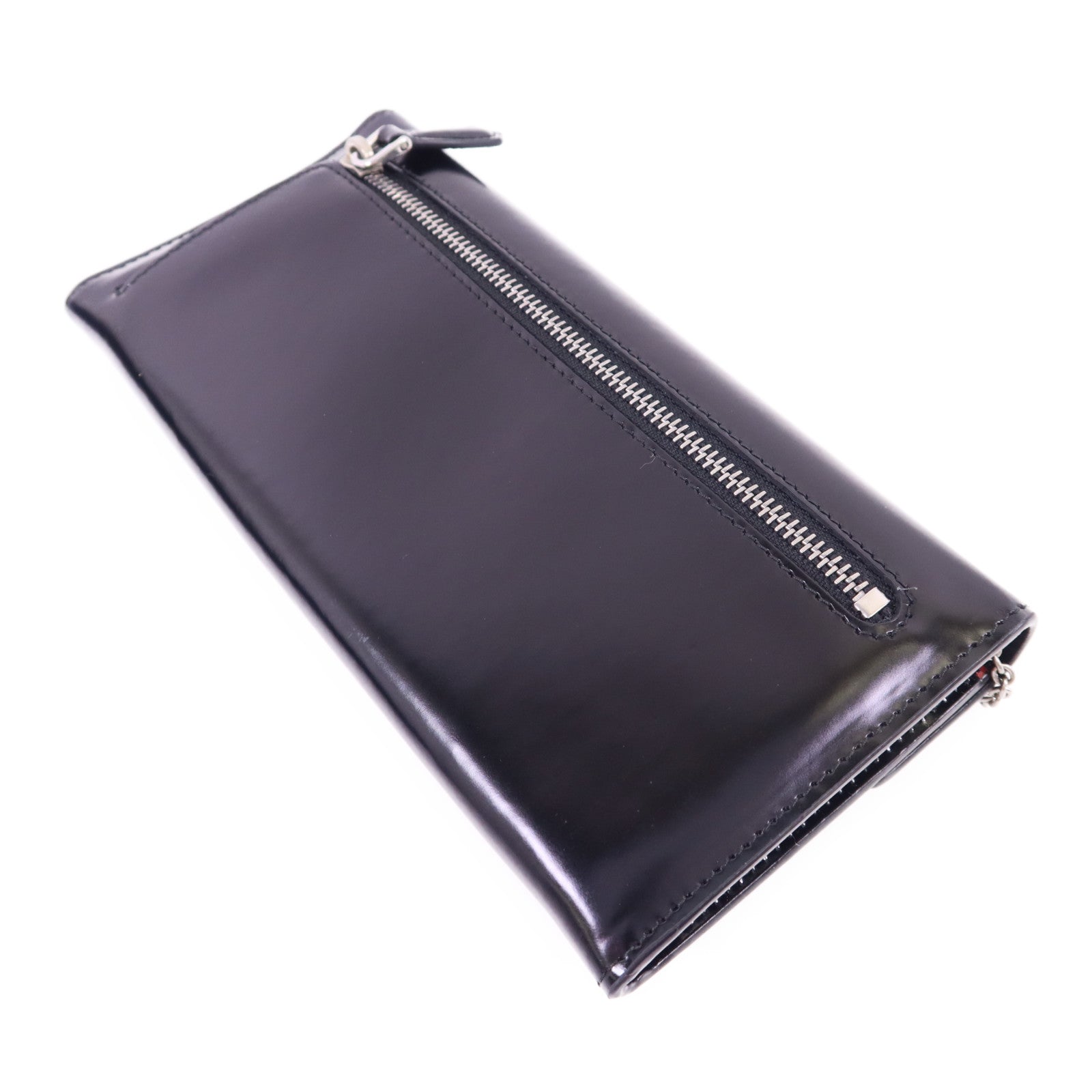 PRADA 牛皮皮革Spazzolato Long Wallet銀扣長錢包1MN037