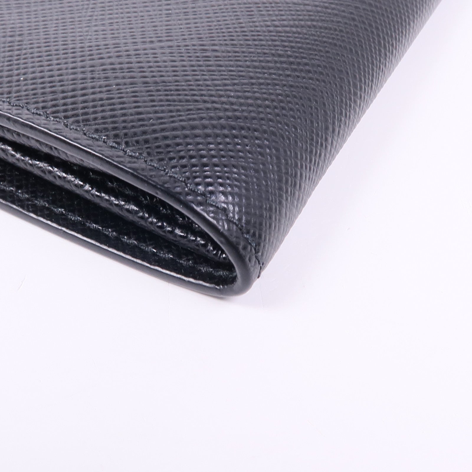 PRADA Saffiano Multic皮革Bifold Wallet錢包