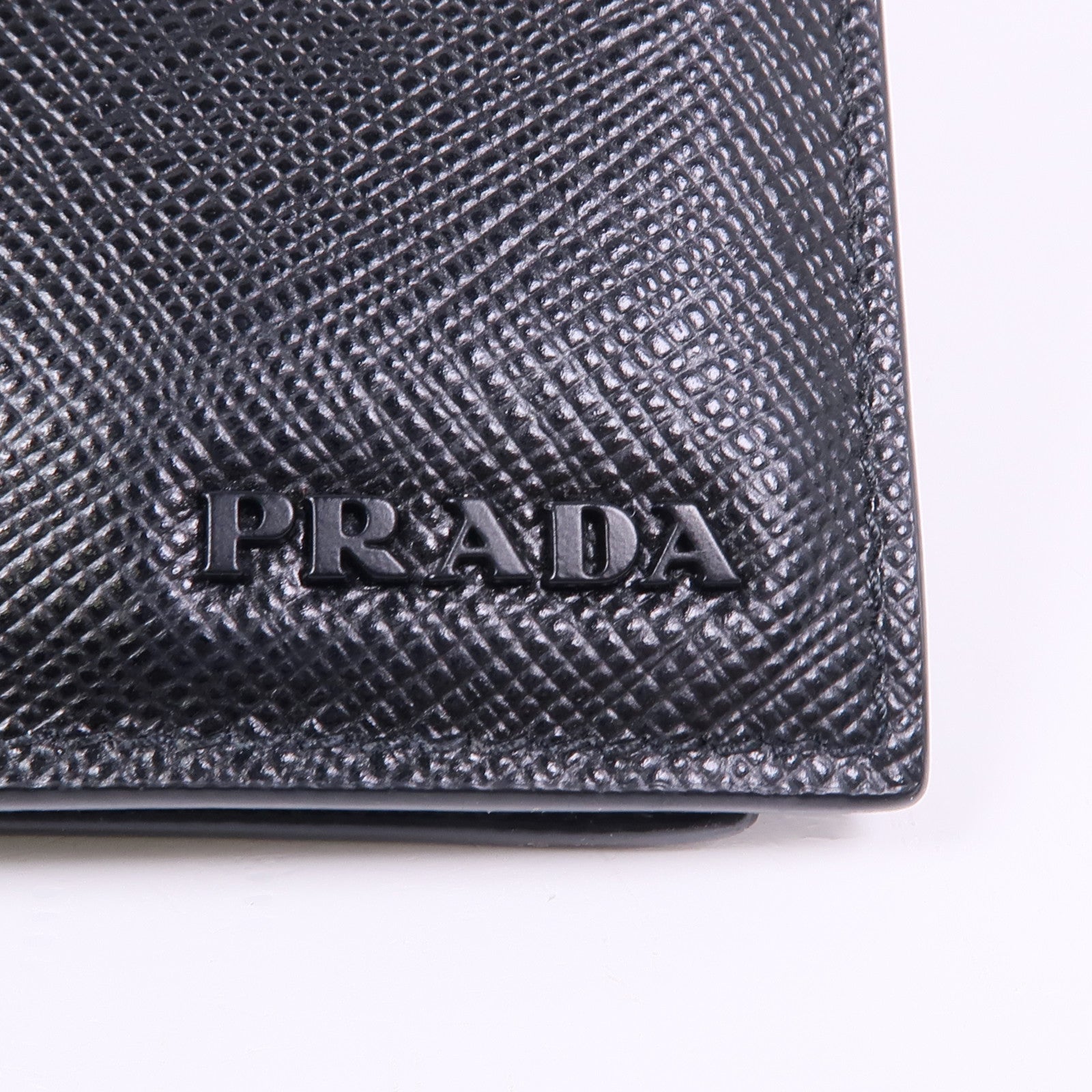 PRADA Saffiano Multic皮革Bifold Wallet錢包