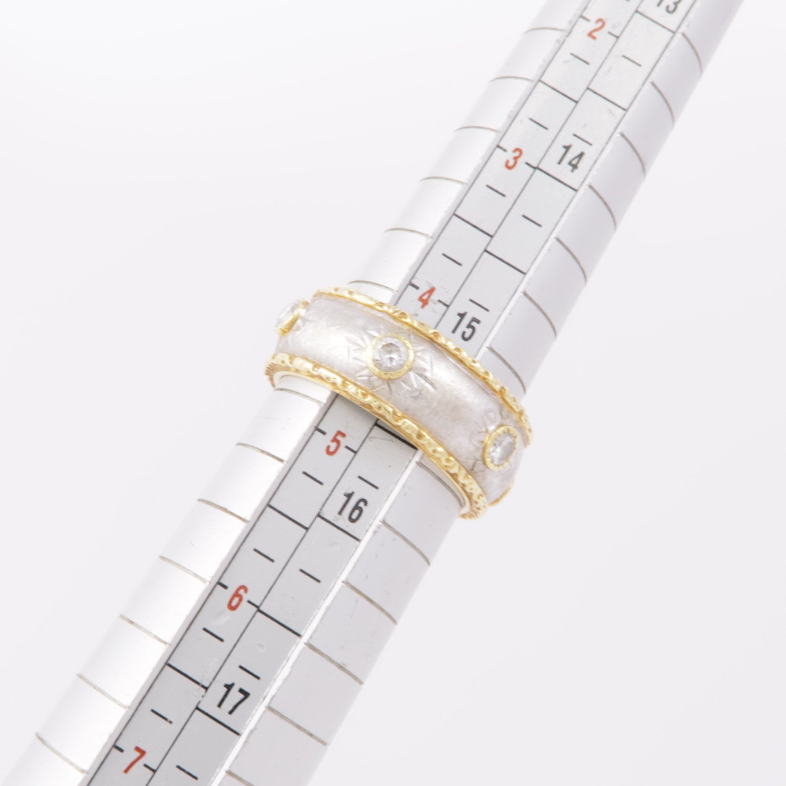 JEWELRY 【激減優惠】18K白金Diamond Ring鑽石戒指US#4.75
