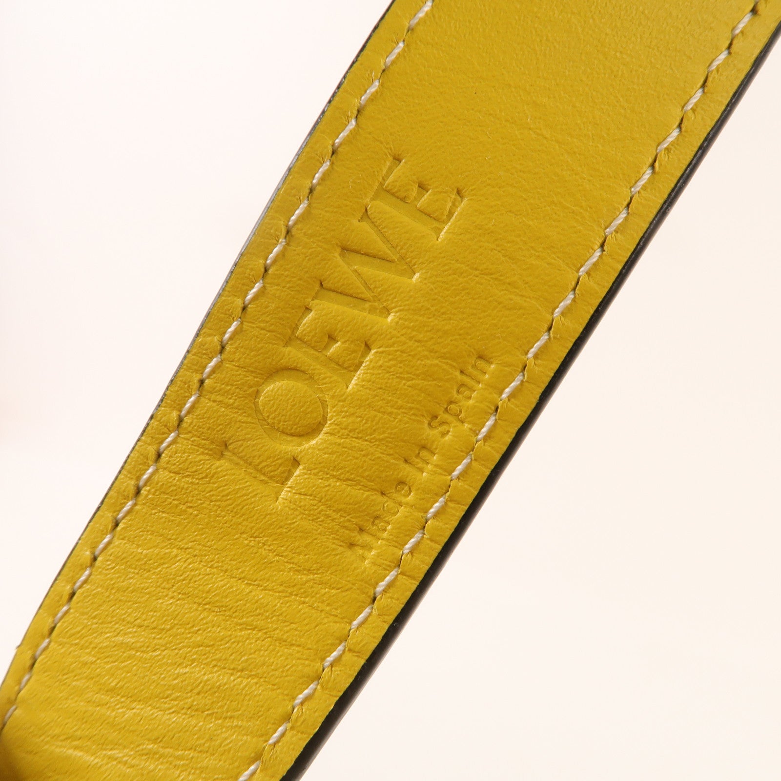 LOEWE 酒椰Basket Bag銀扣手挽袋