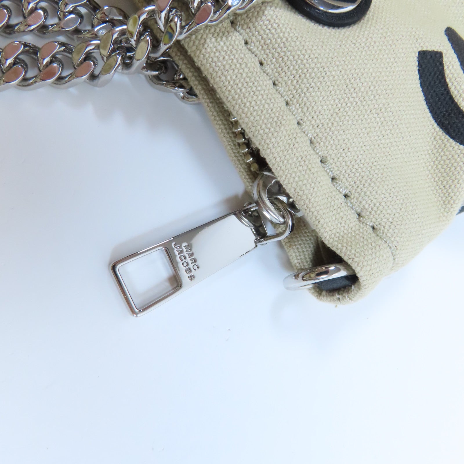 MARC JACOBS 【激減優惠】牛皮皮革2 Way Shoulder Bag銀扣手挽肩背兩用袋黑色