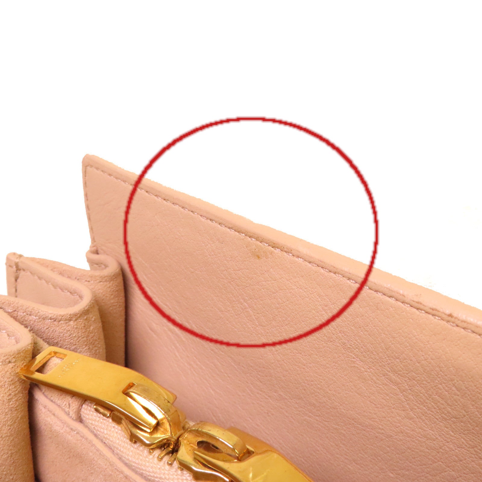 SAINT LAURENT 牛皮皮革Sac De Jour Large Shoulder Bag肩背袋杏色
