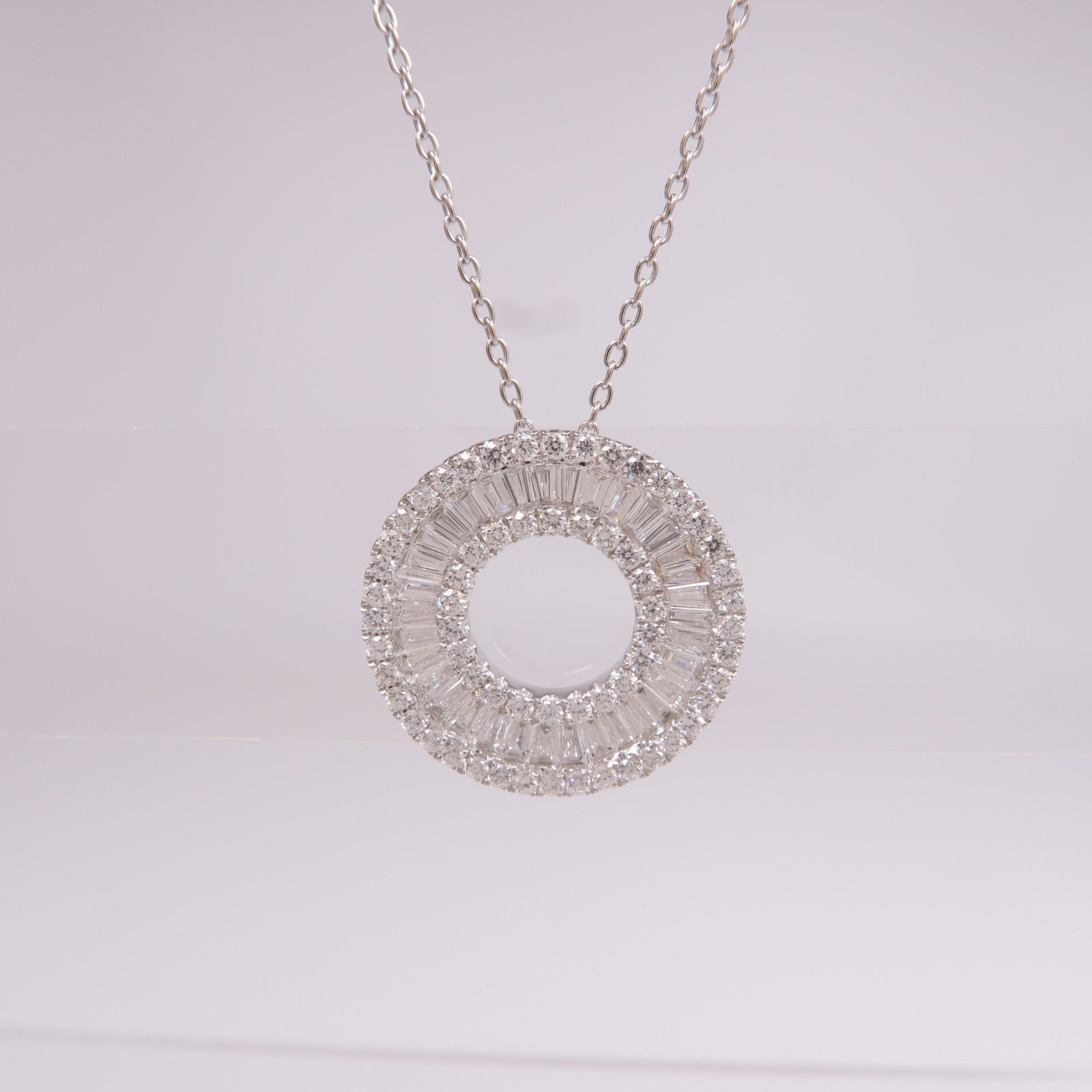 JEWELRY 18K白金Diamond Necklace鑽石項鍊