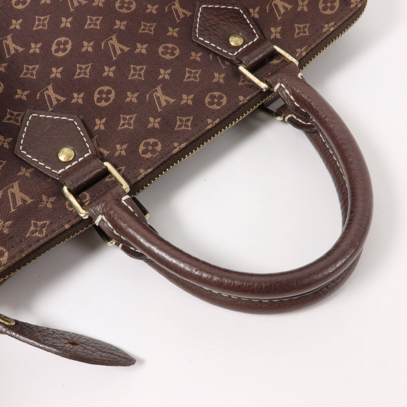 LOUIS VUITTON Monogram Mini Lin Speedy 30手挽袋