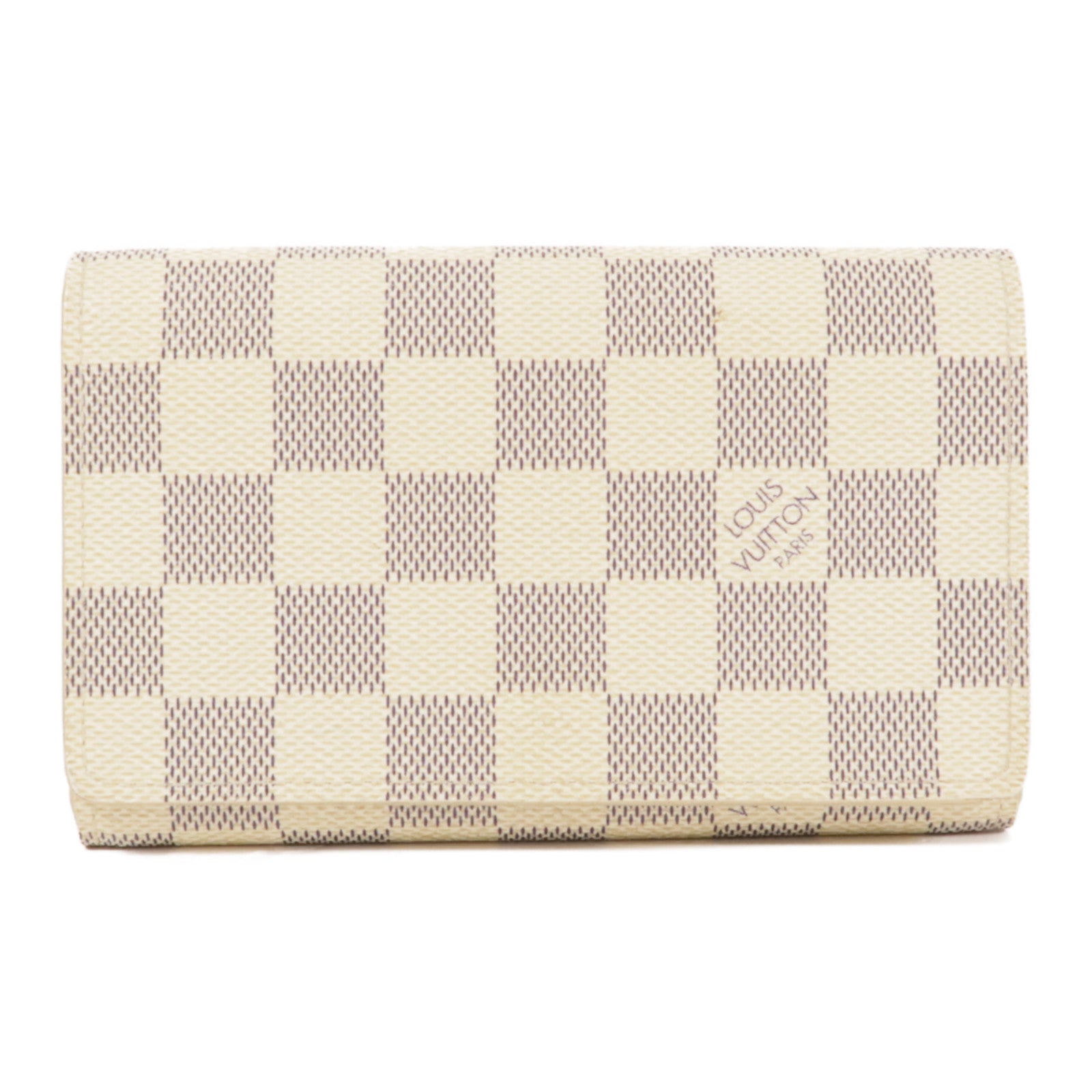 LOUIS VUITTON 【激減優惠】Damier Azur Portefeuille Tresor金扣錢包