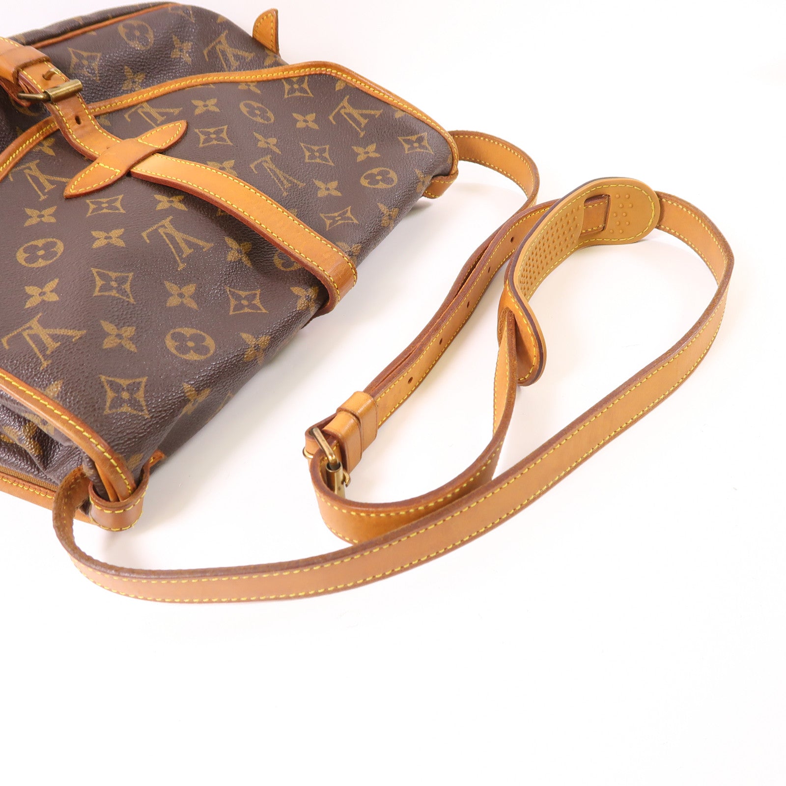 LOUIS VUITTON LV GHW Saumur 30 Shoulder Bag M42256 Monogram Brown
