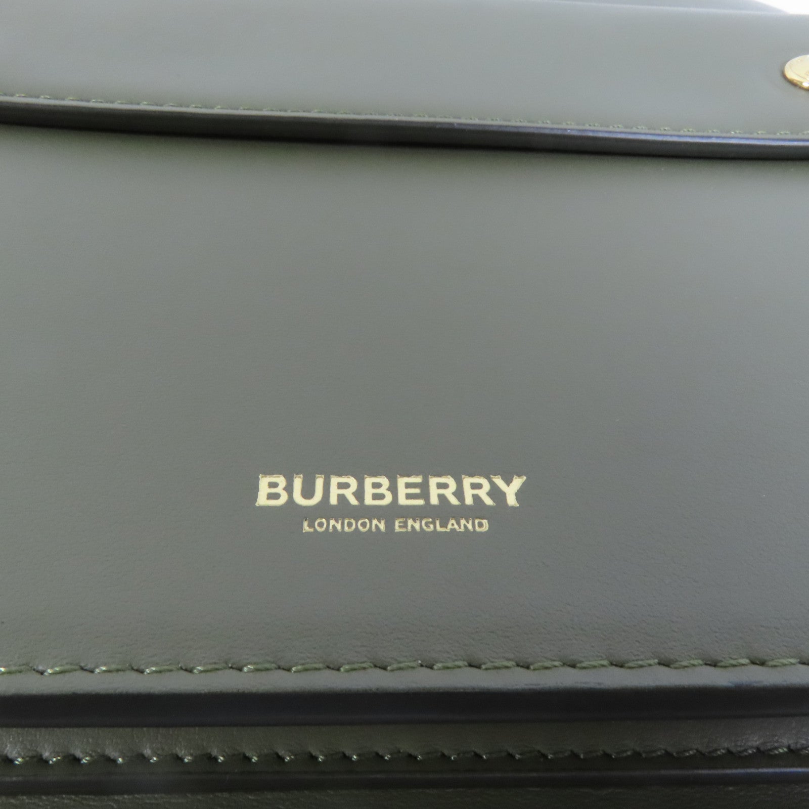 BURBERRY 牛皮皮革Mini Pocket Bag金扣手挽肩背兩用袋