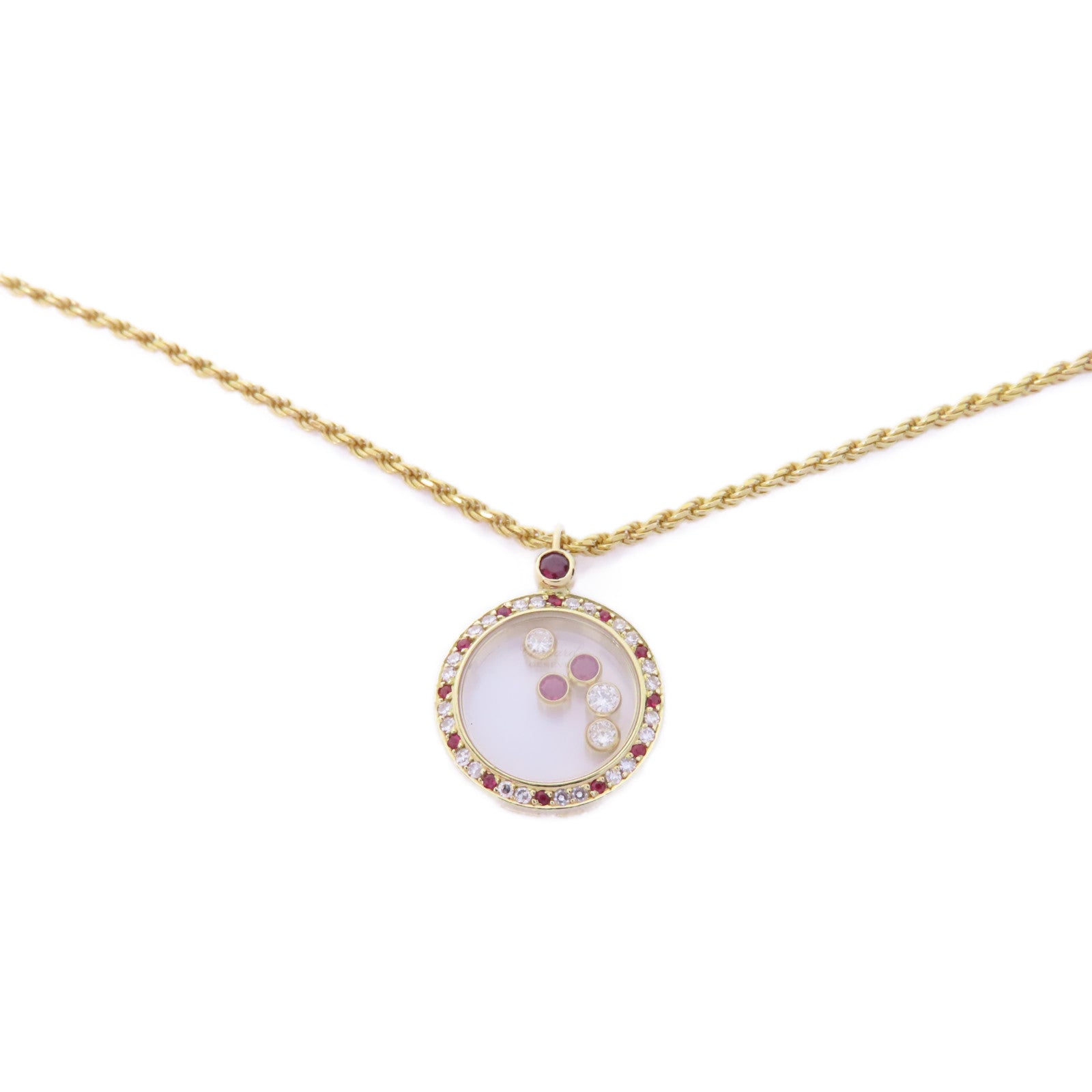 Chopard 18K黃金Diamond Necklace鑽石項鍊