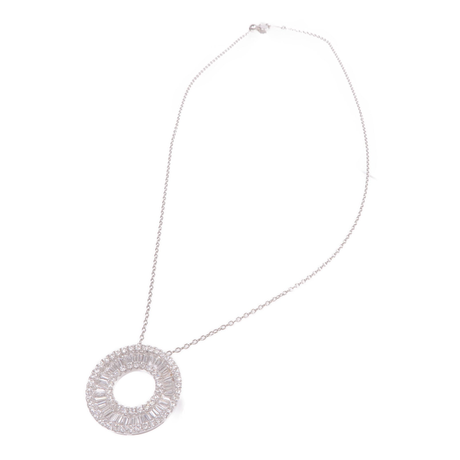 JEWELRY 18K白金Diamond Necklace鑽石項鍊