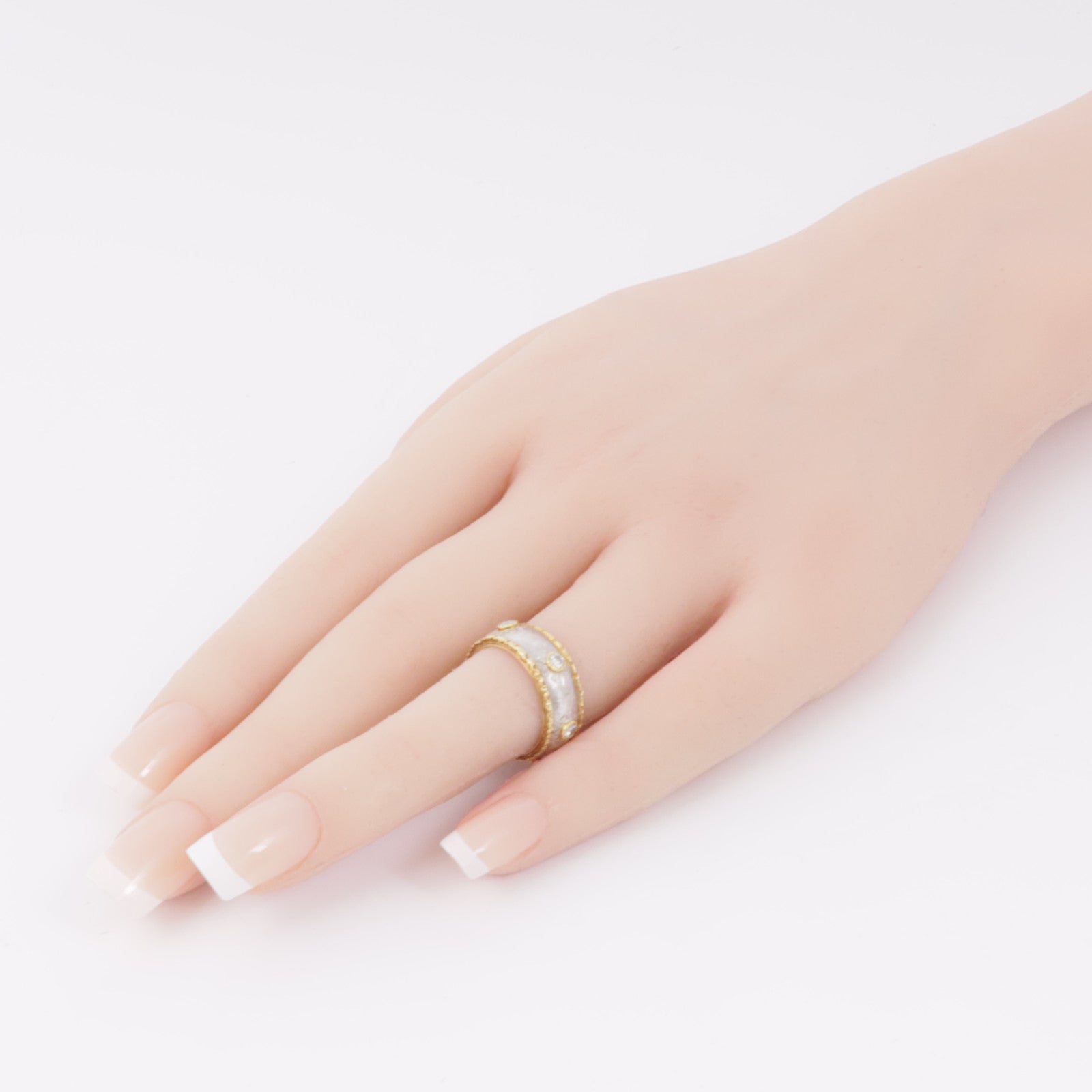 JEWELRY 【激減優惠】18K白金Diamond Ring鑽石戒指US#4.75