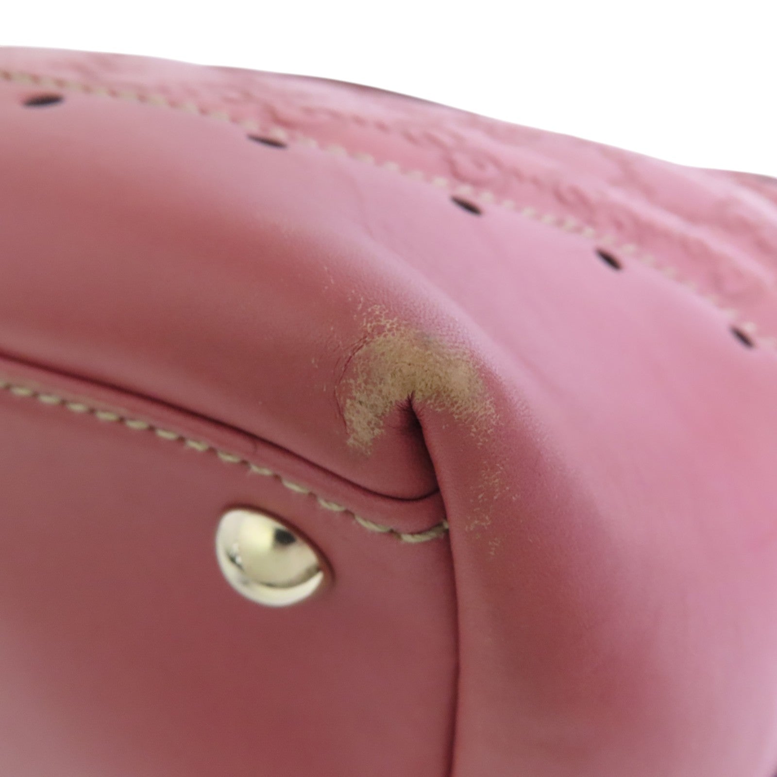 GUCCI 牛皮皮革Guccissima金扣肩背袋