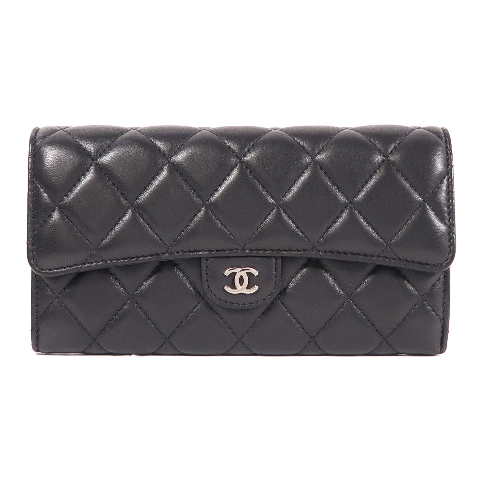 CHANEL 羊皮皮革Long Wallet長錢包