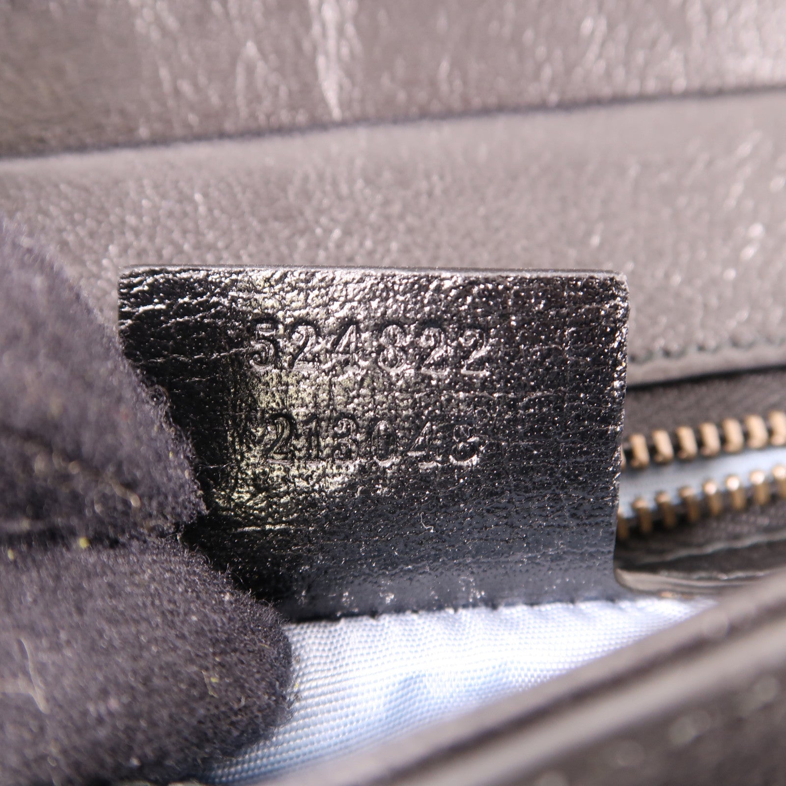 GUCCI GG GHW Thiara Medium 2Way Shoulder Bag Leather Black Green 524822