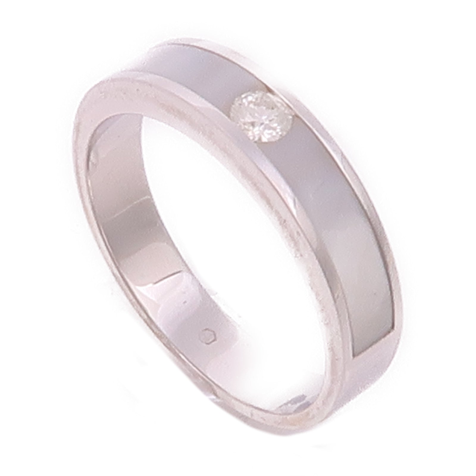 JEWELRY (PRICE DOWN) Diamond Ring US#7.75 18K White Gold