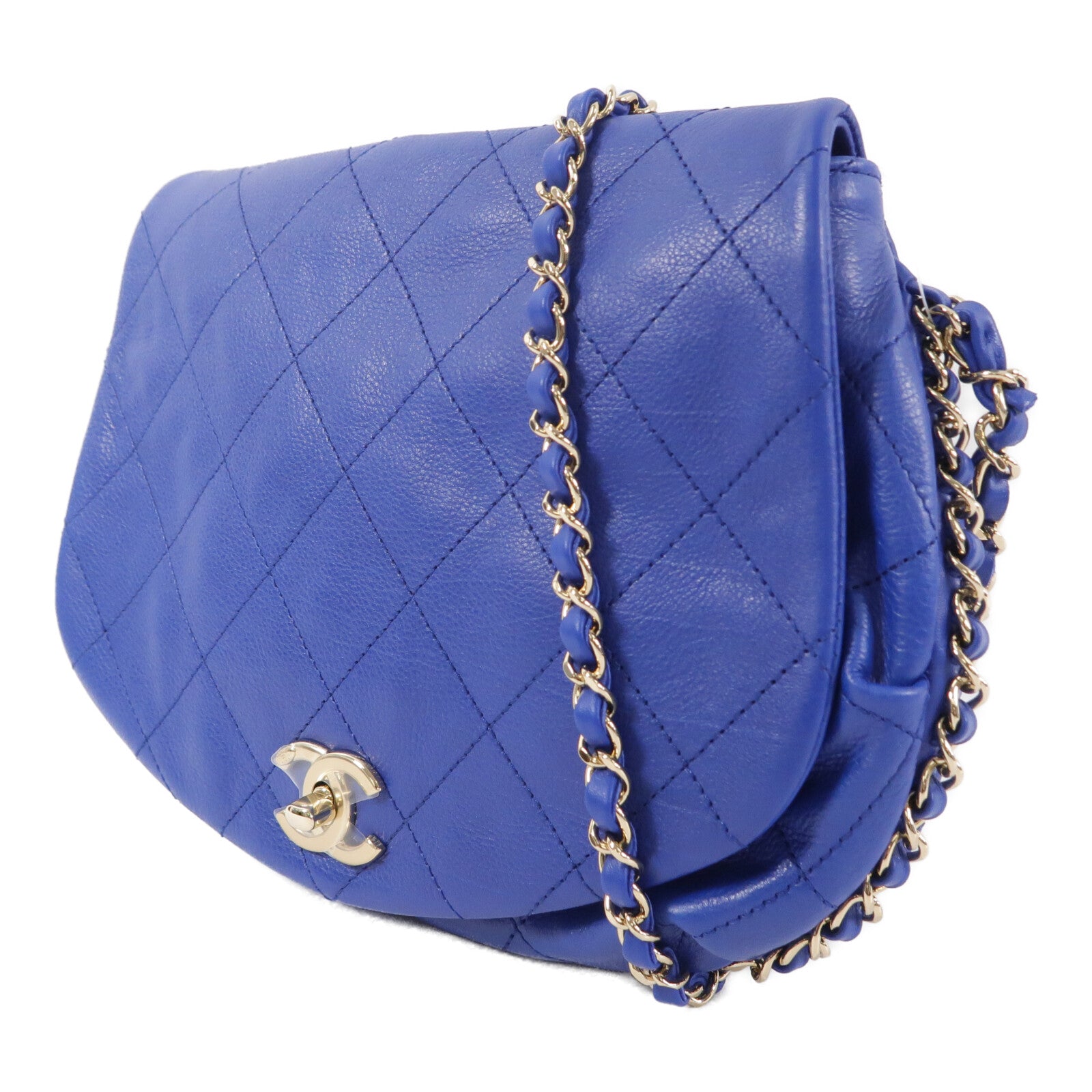 CHANEL 牛皮皮革Chain Shoulder Bag鏈帶肩背袋