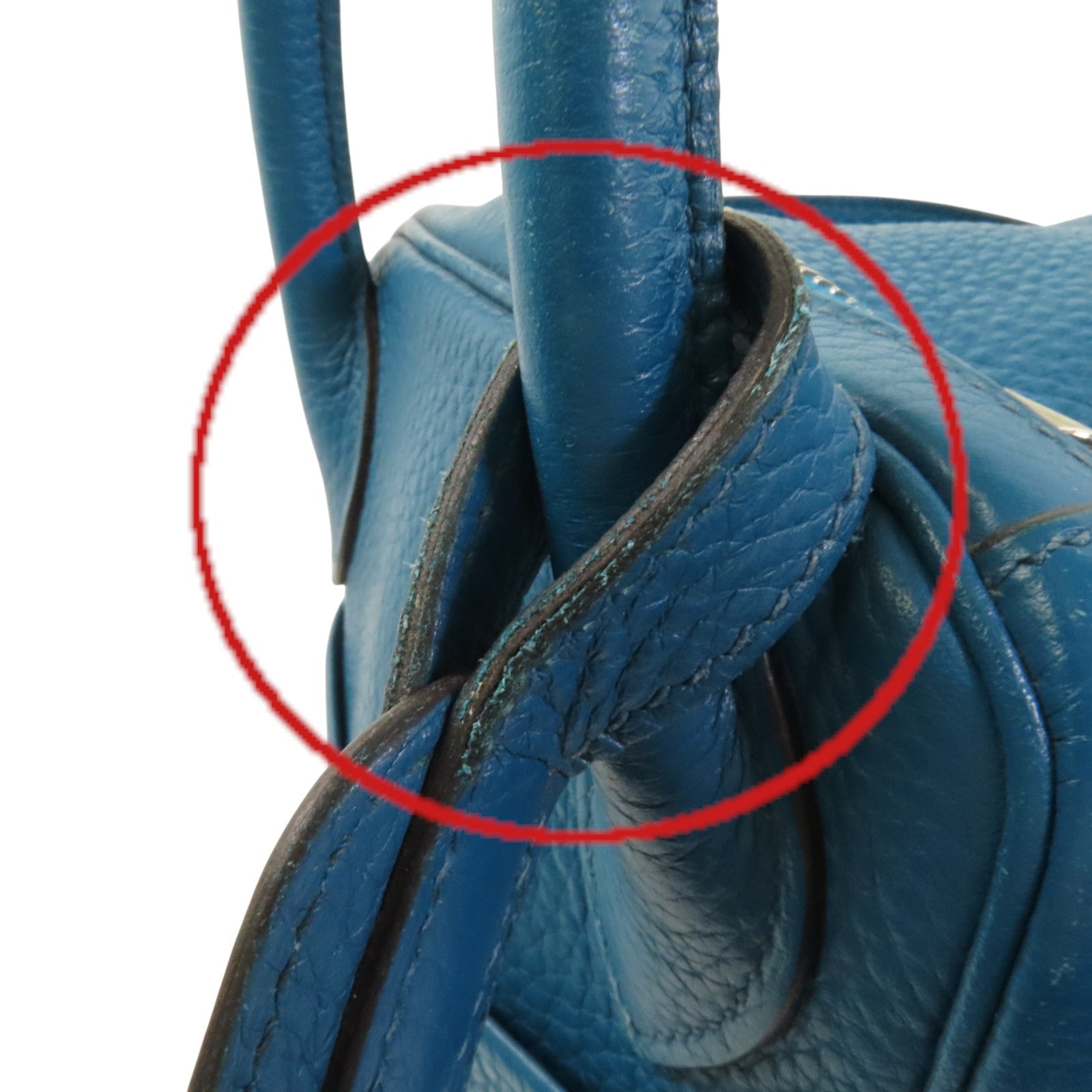 HERMES Clemence皮革Lindy 30銀扣肩背袋