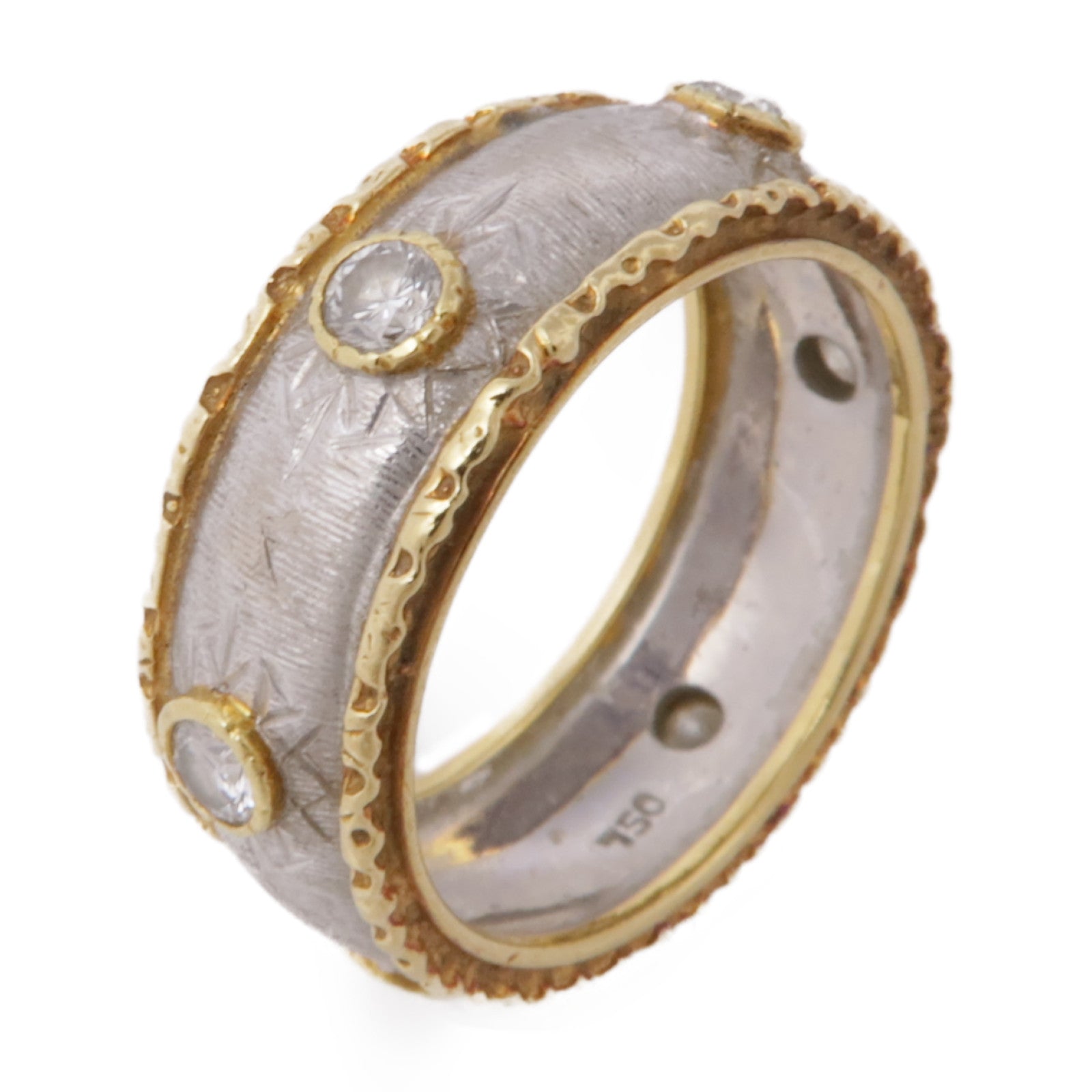JEWELRY 【激減優惠】18K白金Diamond Ring鑽石戒指US#4.75