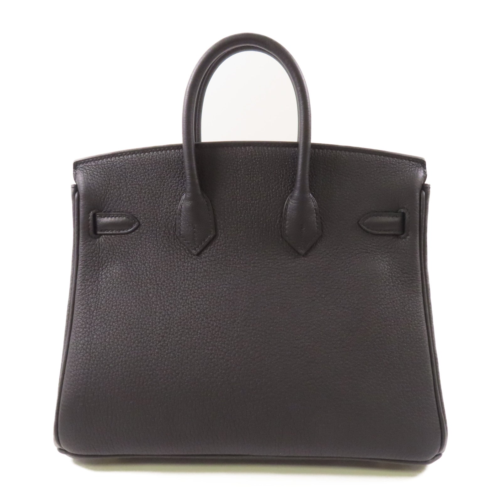 HERMES 【激減優惠】Togo皮革Birkin 25金扣手挽袋Noir