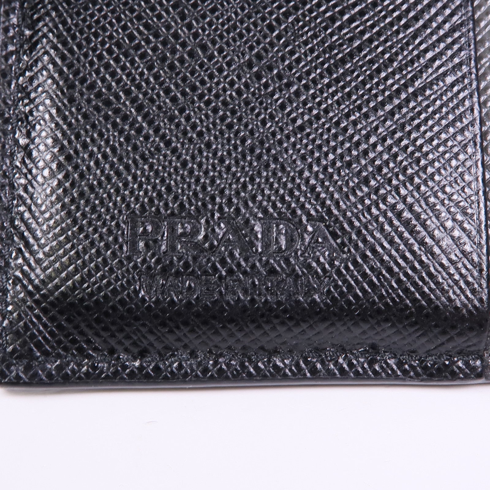 PRADA Saffiano Multic皮革Bifold Wallet錢包