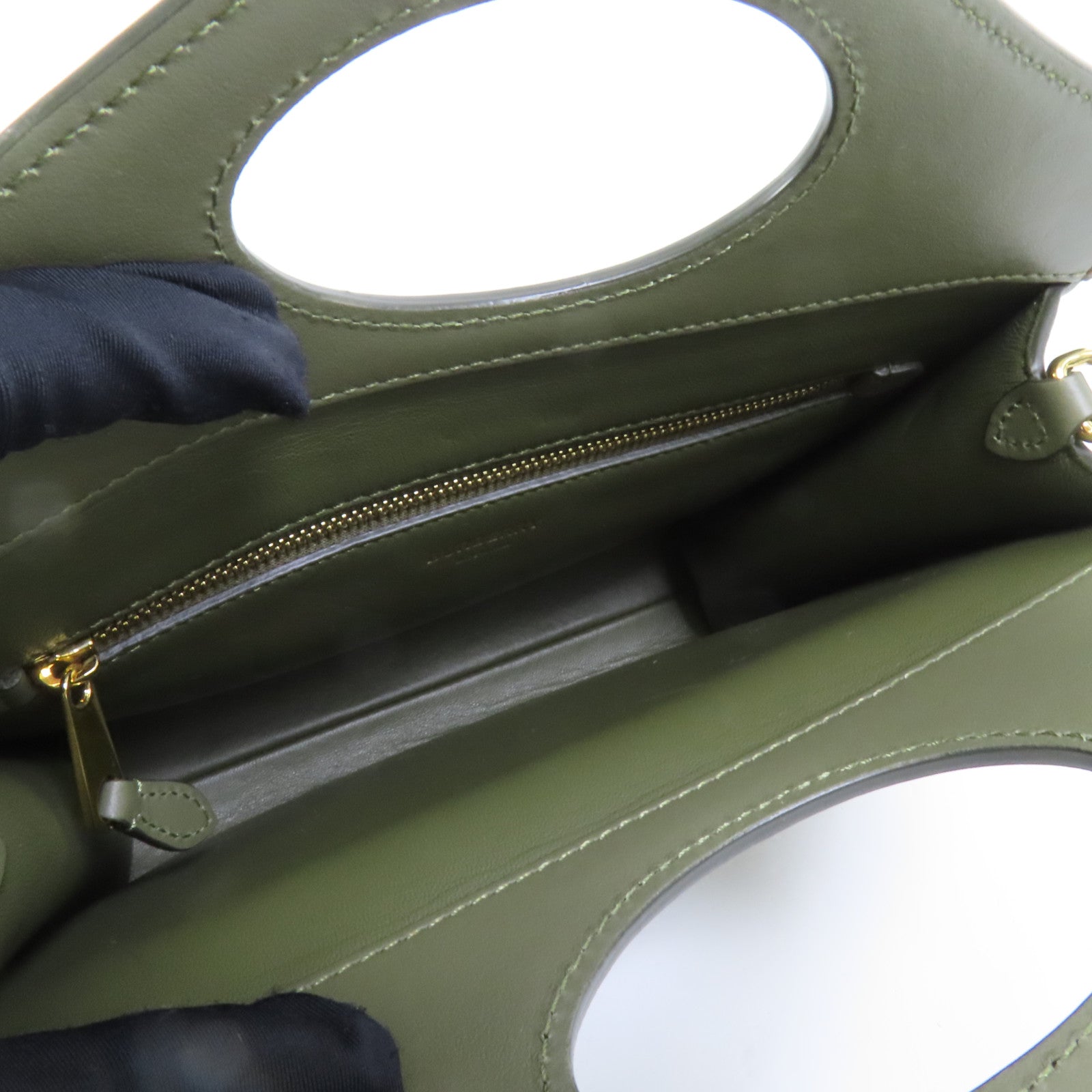BURBERRY 牛皮皮革Mini Pocket Bag金扣手挽肩背兩用袋
