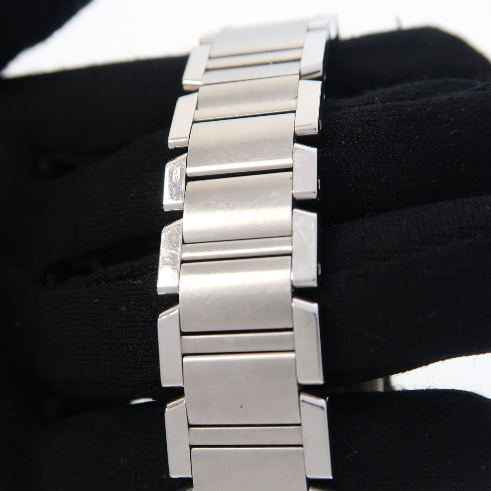 CARTIER Tank Francaise不鏽鋼手錶自動機芯銀色