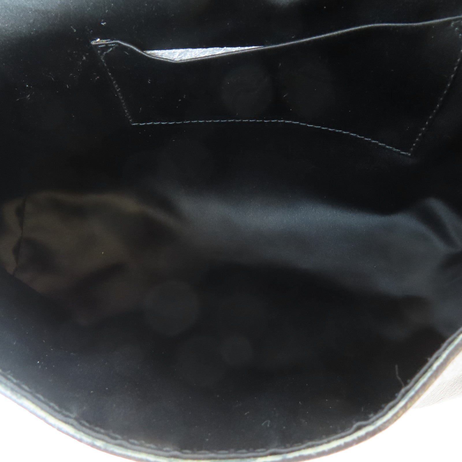 SAINT LAURENT 牛皮皮革Shoulder Bag銀扣鏈帶肩背袋啡色