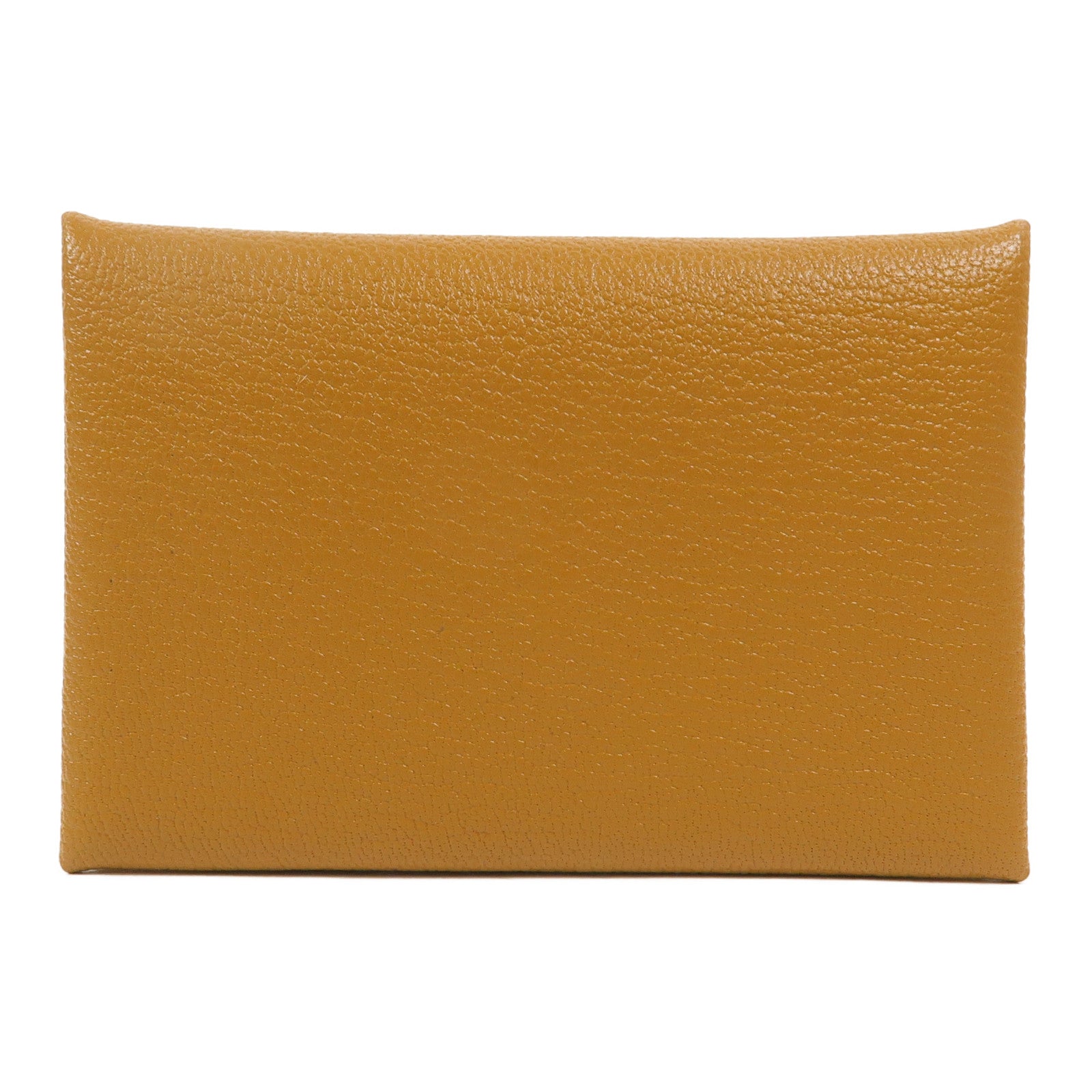 HERMES Chevre皮革Calvi Card Holder卡片套Sesame