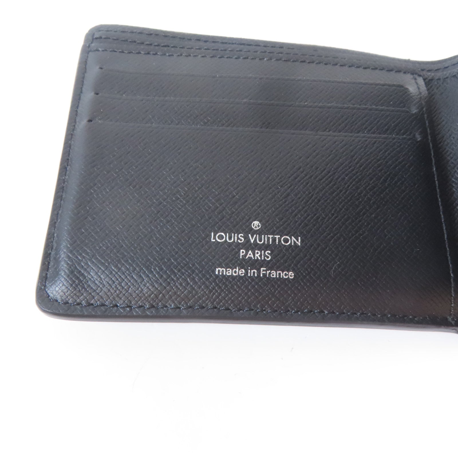 LOUIS VUITTON Epi Multiple錢包黑色