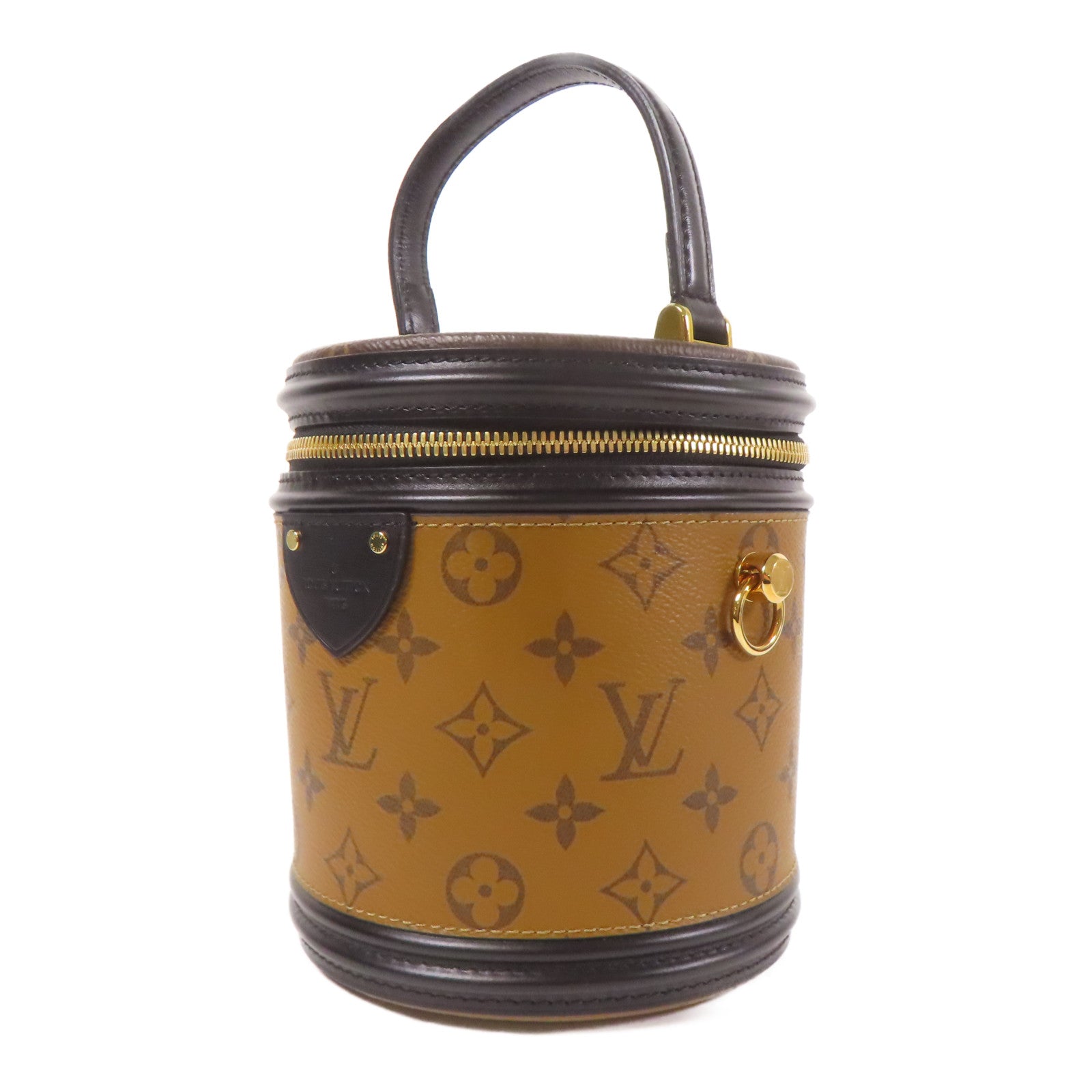 LOUIS VUITTON Monogram Reverse Cannes金扣手挽肩背兩用袋