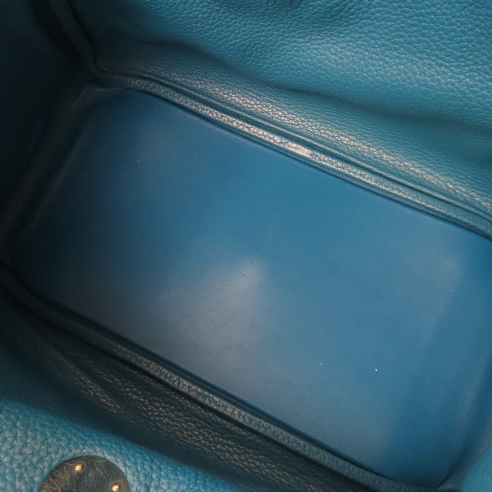 HERMES Clemence皮革Lindy 30銀扣肩背袋