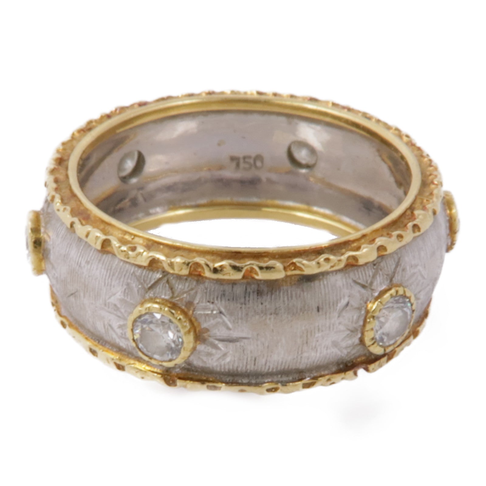 JEWELRY 【激減優惠】18K白金Diamond Ring鑽石戒指US#4.75