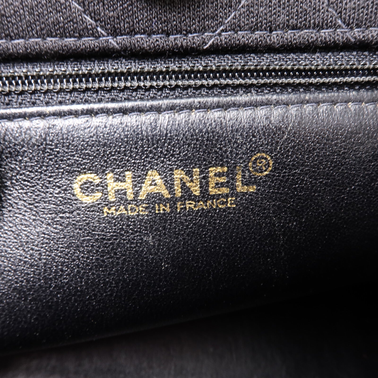 CHANEL 棉布Vintage Shoulder Bag鏈帶手挽肩背兩用袋