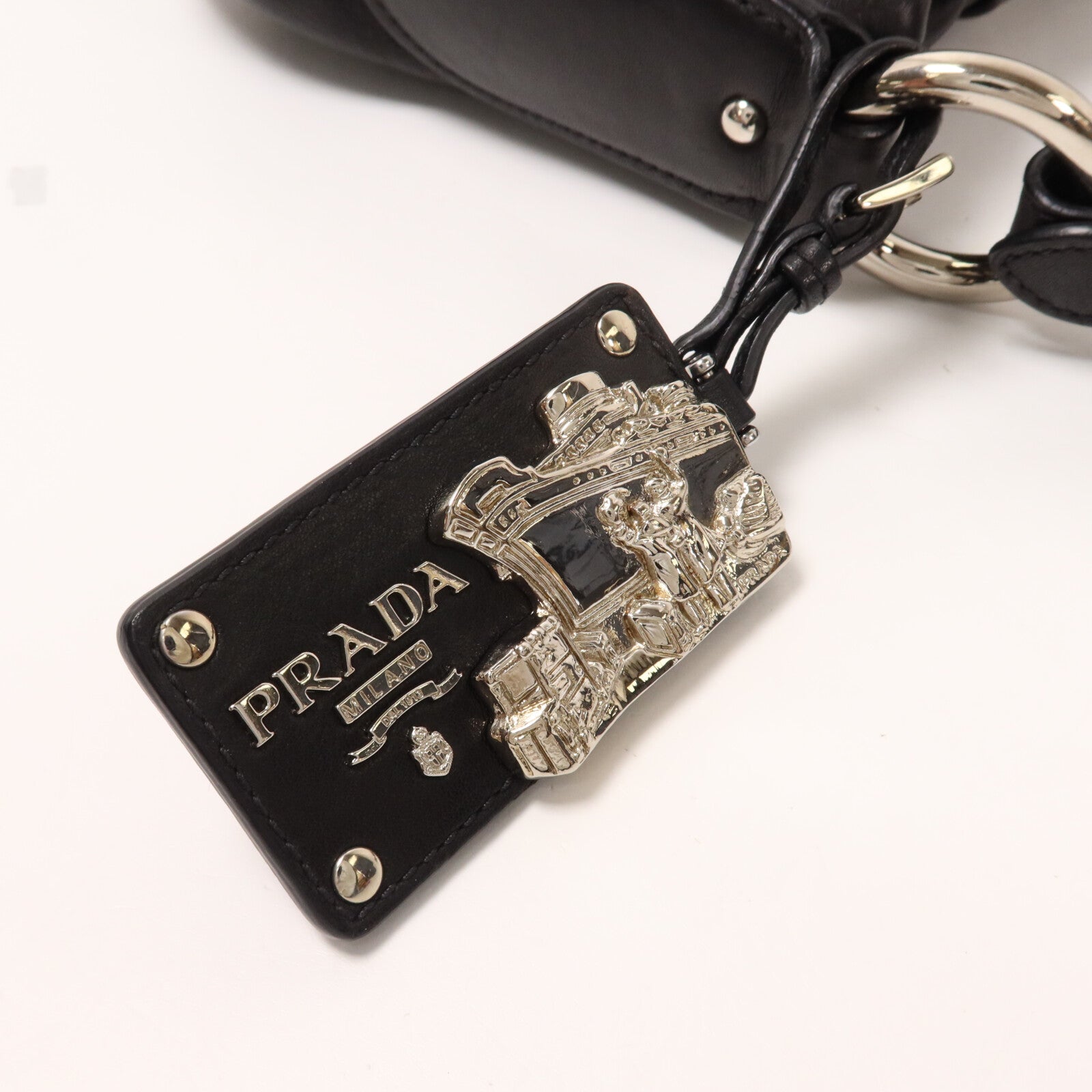 PRADA 牛皮皮革Shoulder Bag肩背袋