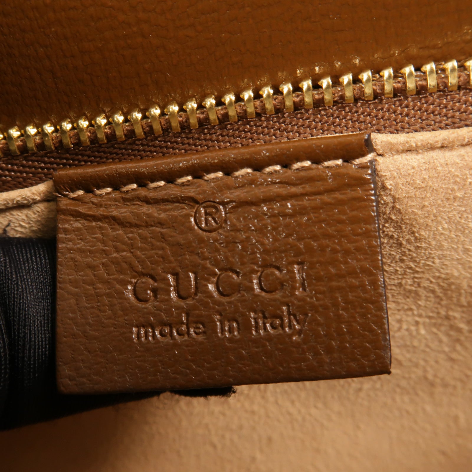GUCCI 塗層帆布Horsebit 1955 Medium肩背袋