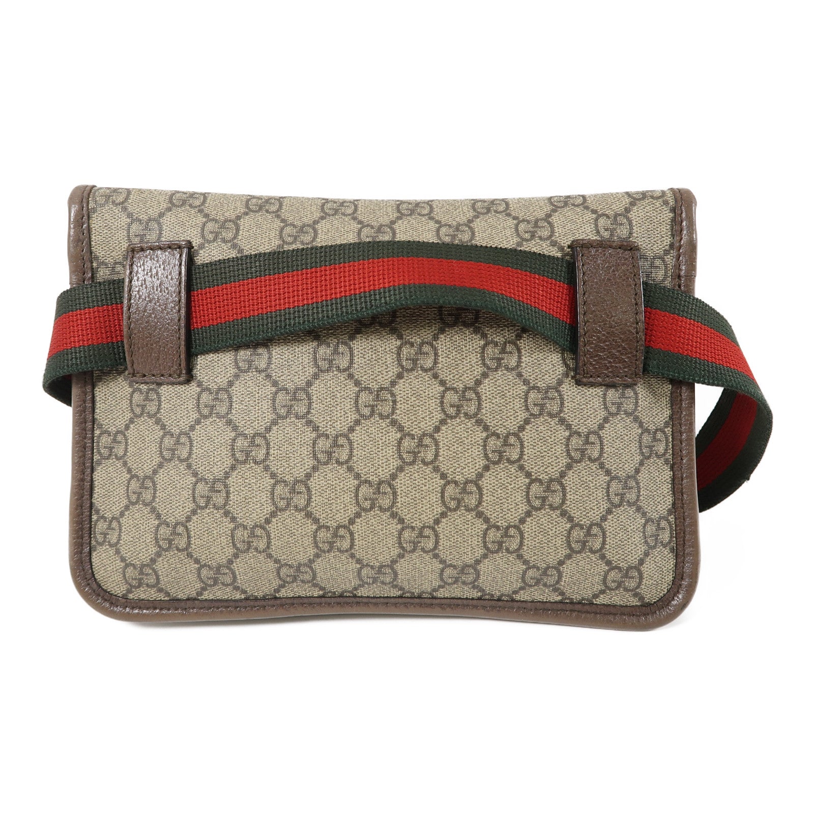 GUCCI 塗層帆布Neo Vintage GG Supreme金扣腰包啡色 Brand Off Hong Kong Online Store