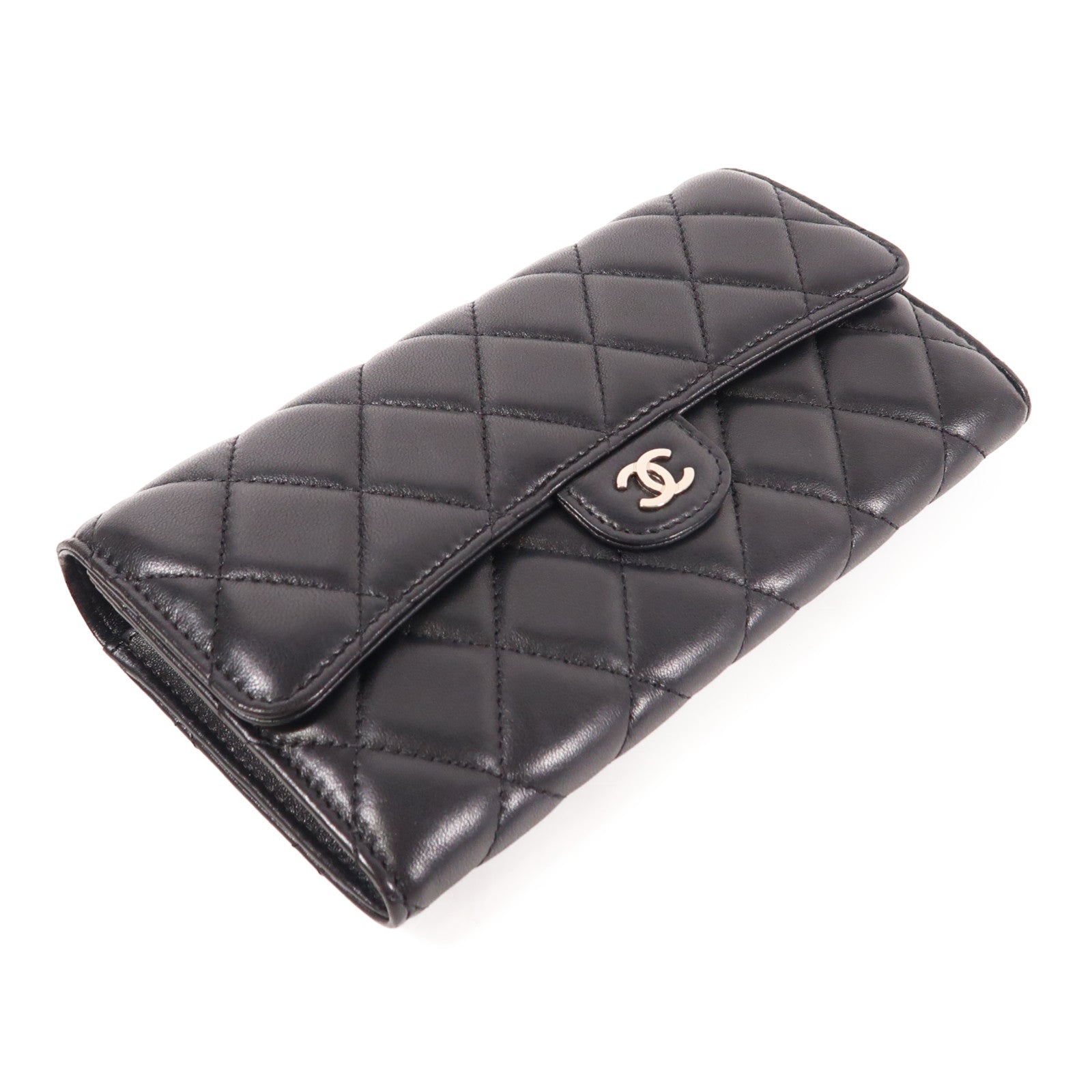 CHANEL 羊皮皮革Long Wallet長錢包