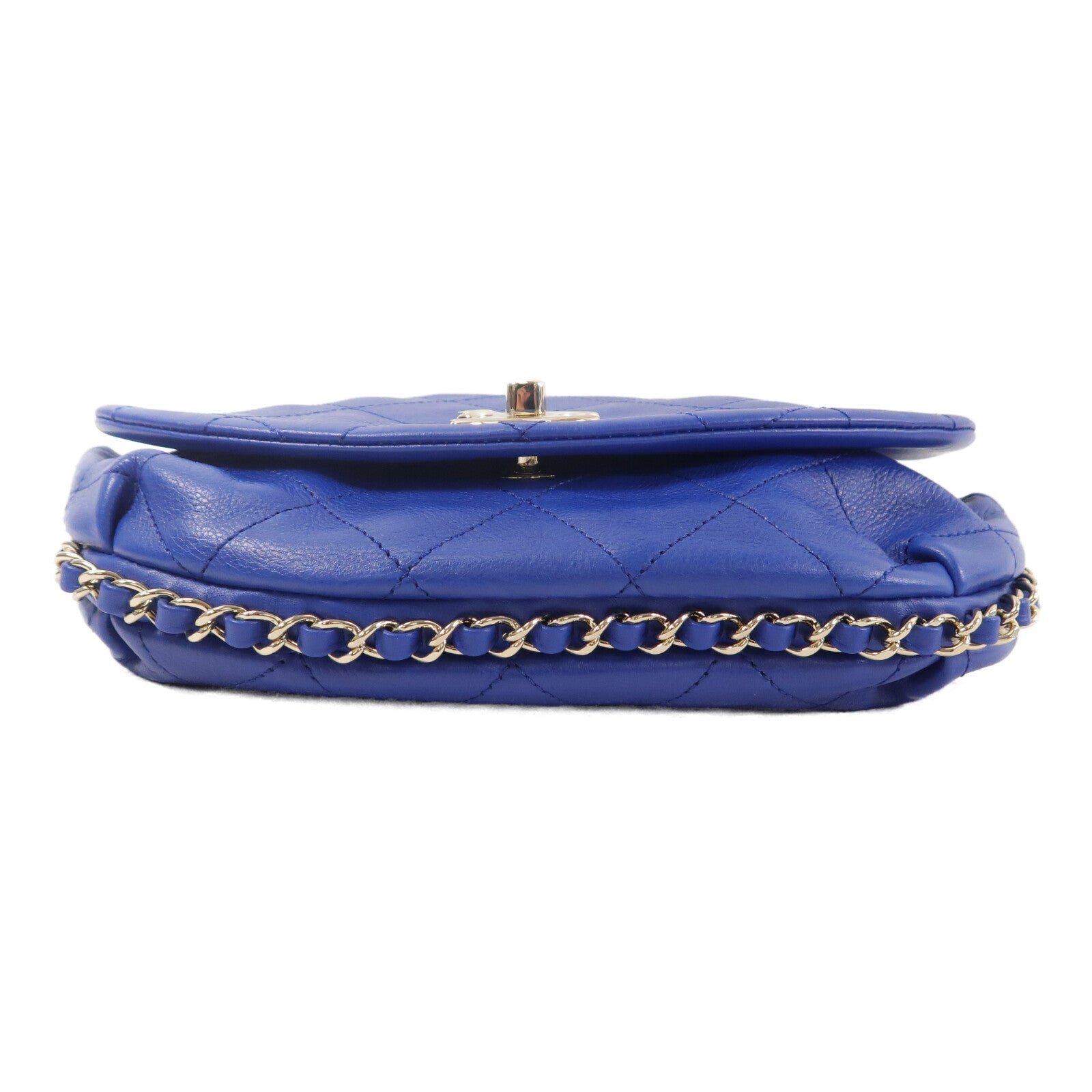 CHANEL 牛皮皮革Chain Shoulder Bag鏈帶肩背袋