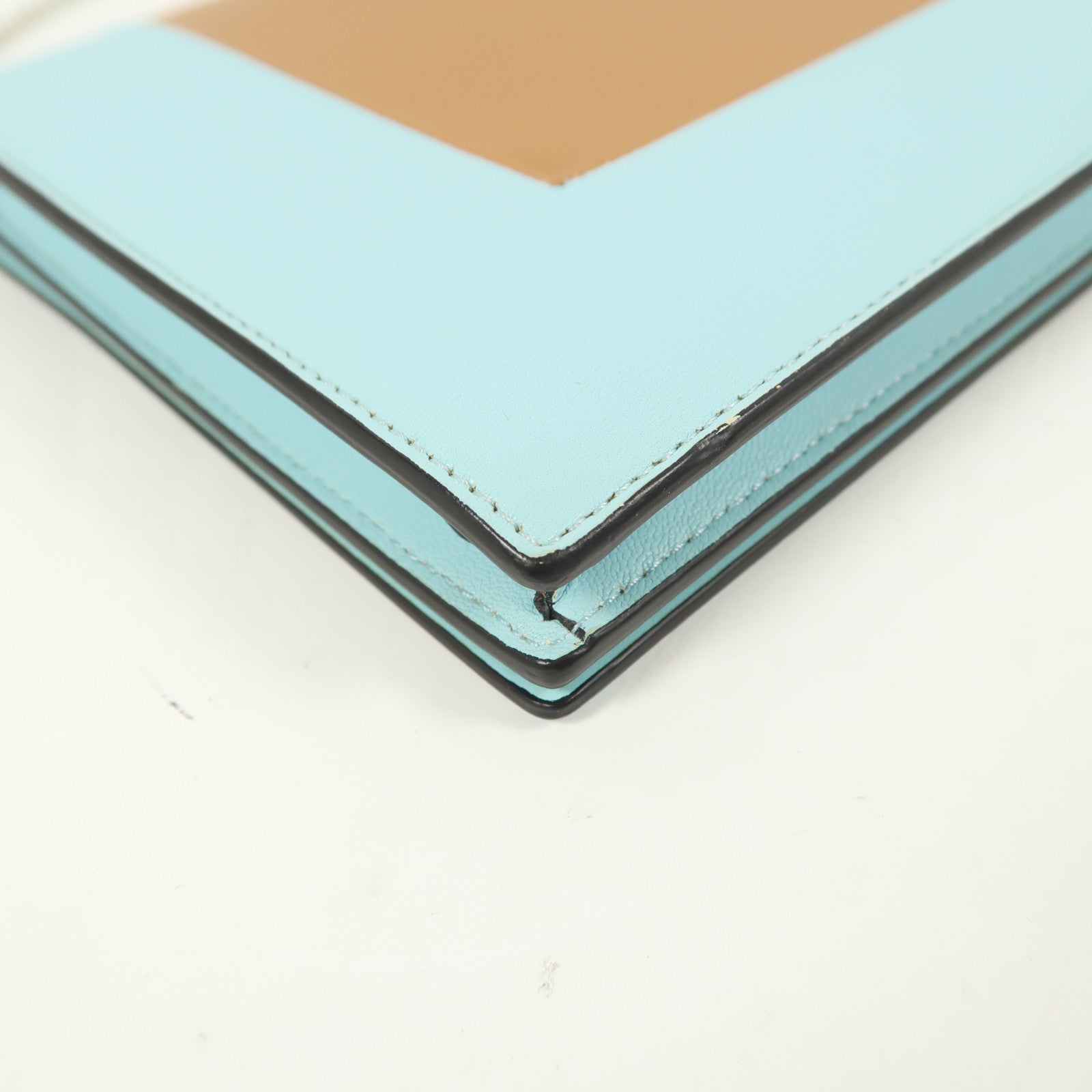 CELINE 【激減優惠】羊皮皮革Shoulder Bag銀扣鏈帶肩背袋