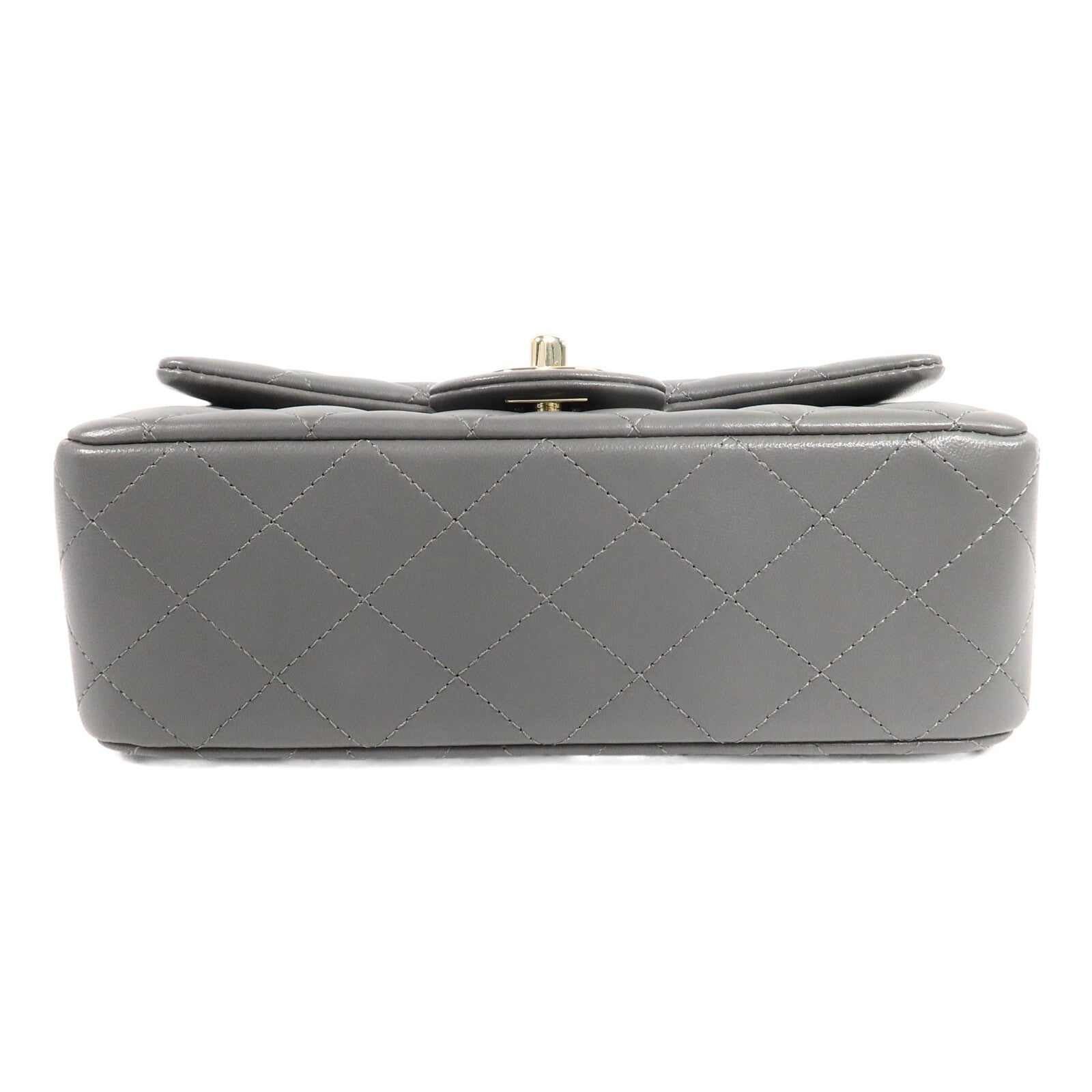CHANEL 羊皮皮革Mini Flap With手挽肩背兩用袋