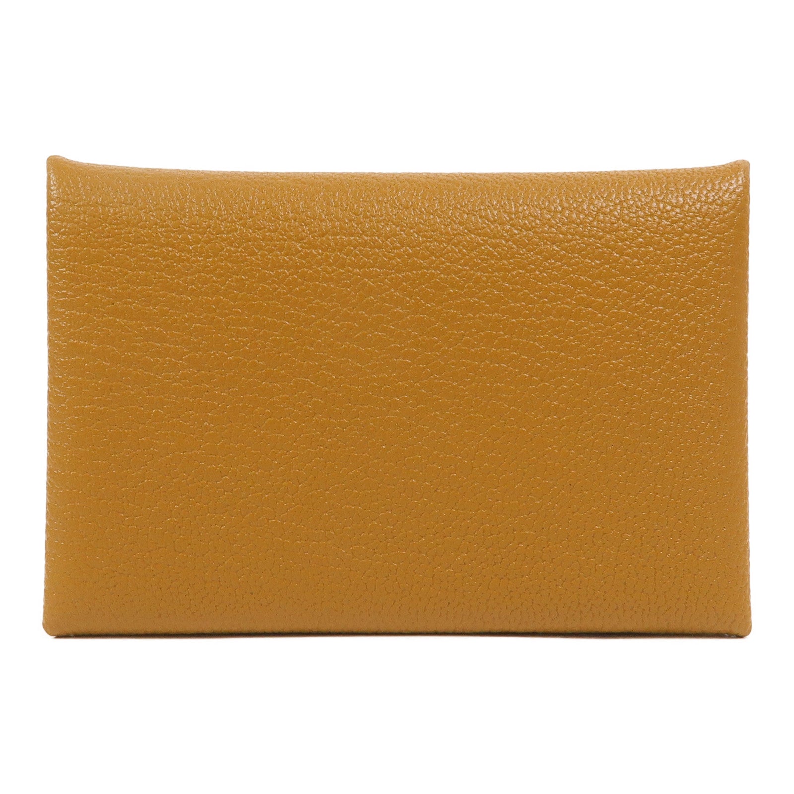 HERMES Chevre皮革Calvi Card Holder卡片套Sesame