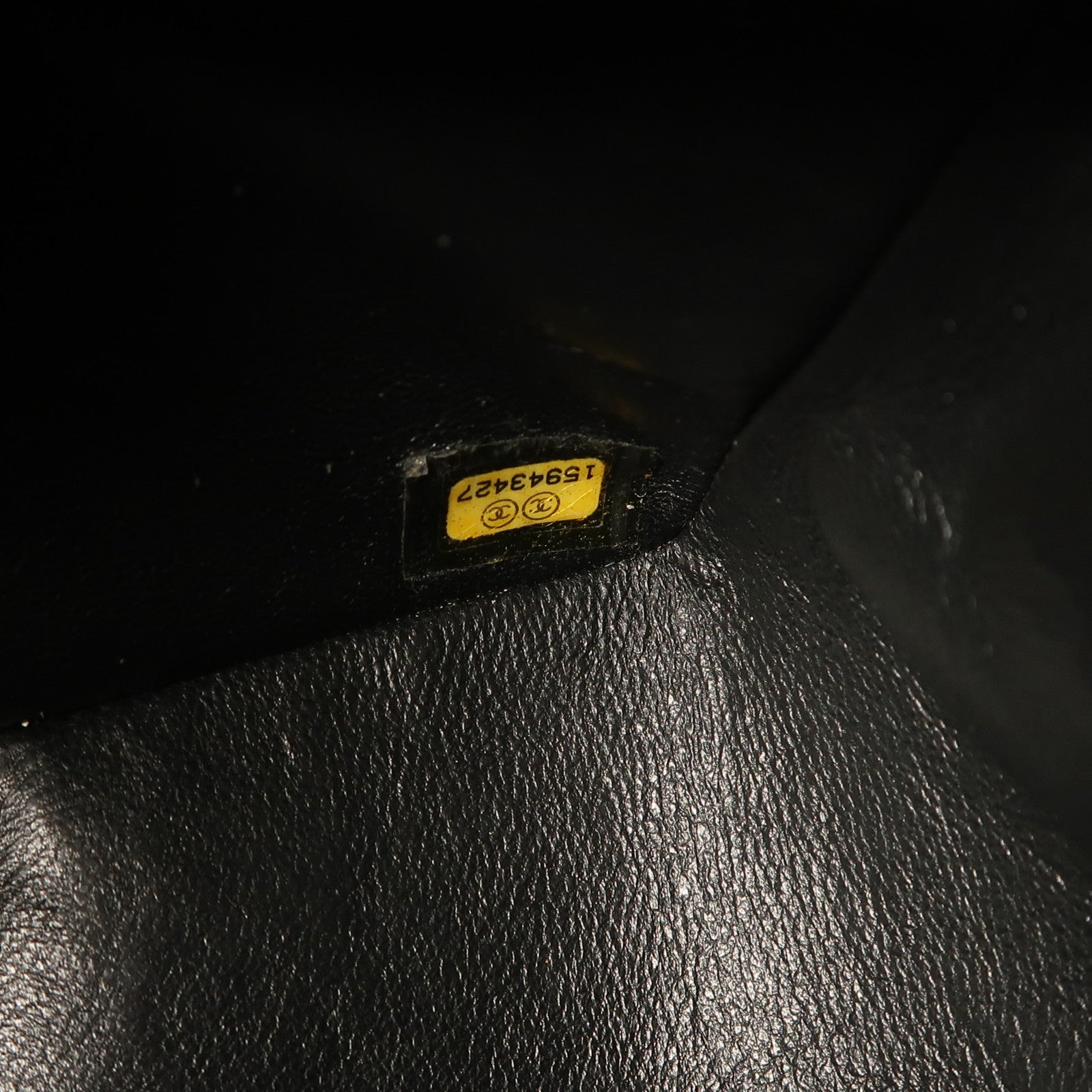 CHANEL Large Classic銀扣鏈帶肩背袋