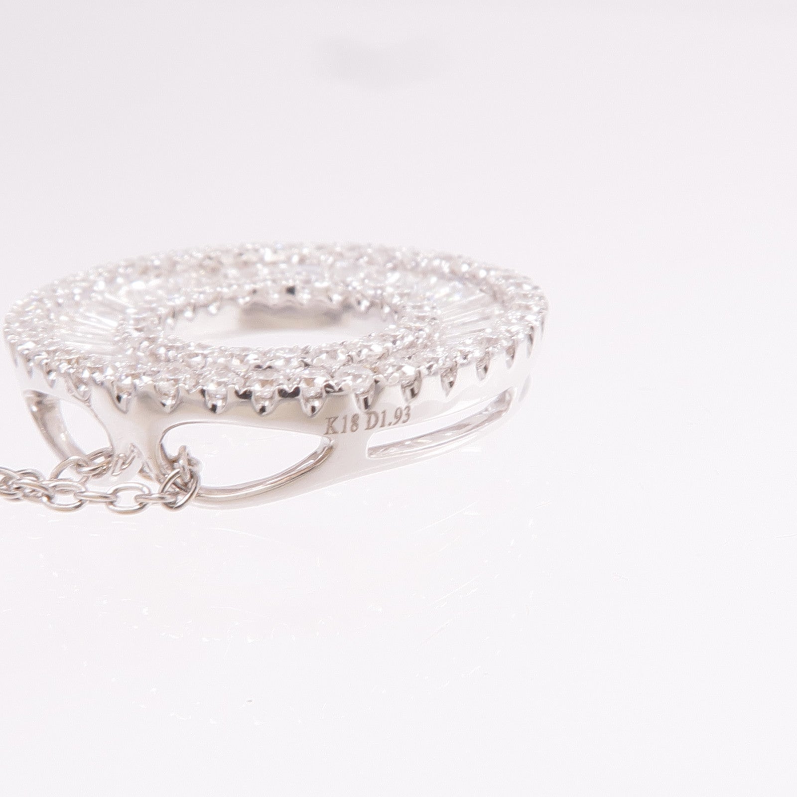 JEWELRY 18K白金Diamond Necklace鑽石項鍊