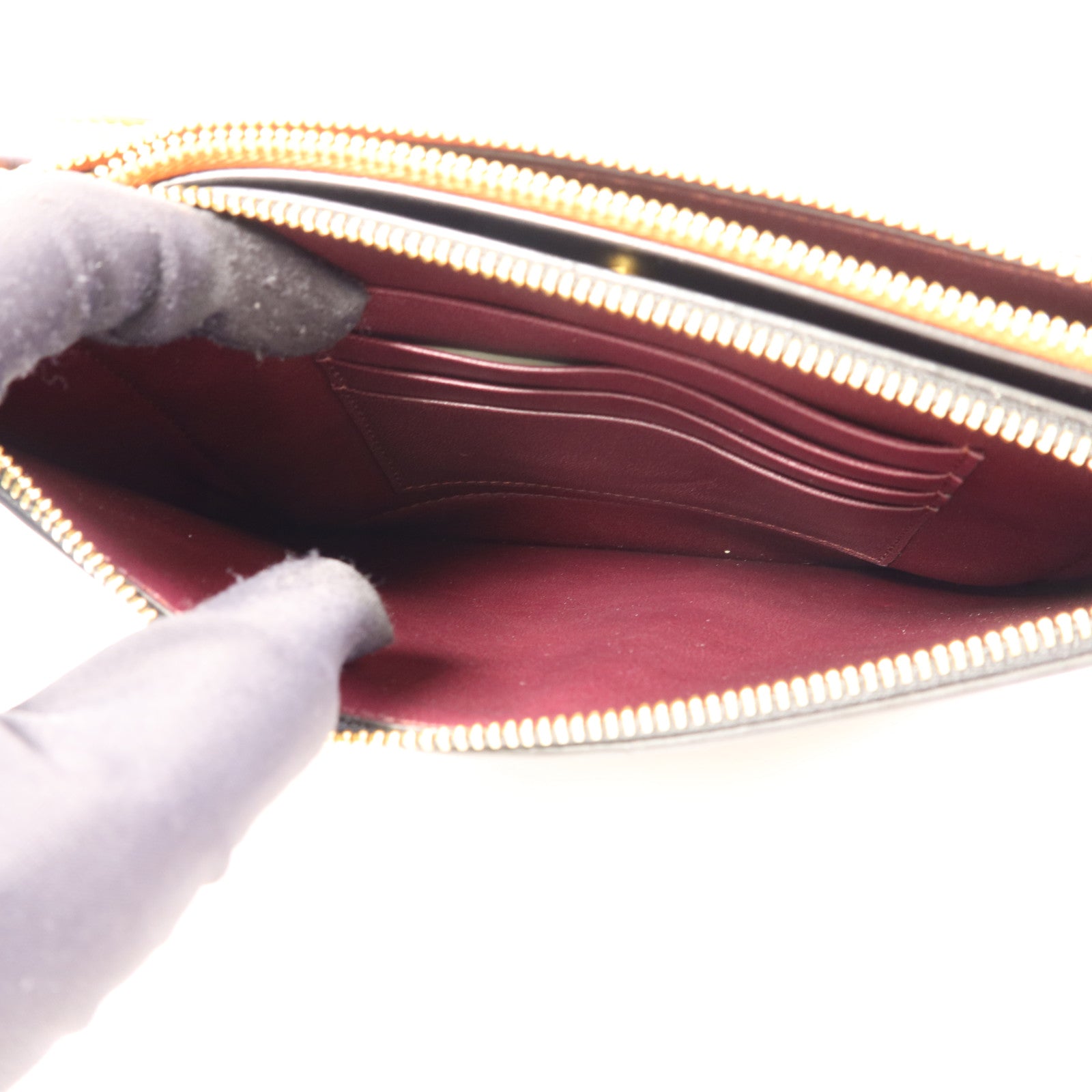 LOEWE 牛皮皮革Gate Double金扣肩背袋