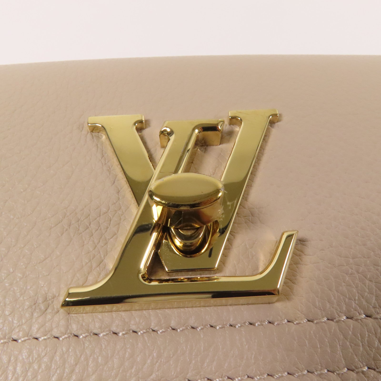 LOUIS VUITTON 【激減優惠】牛皮皮革Lockme Tender金扣手挽肩背兩用袋