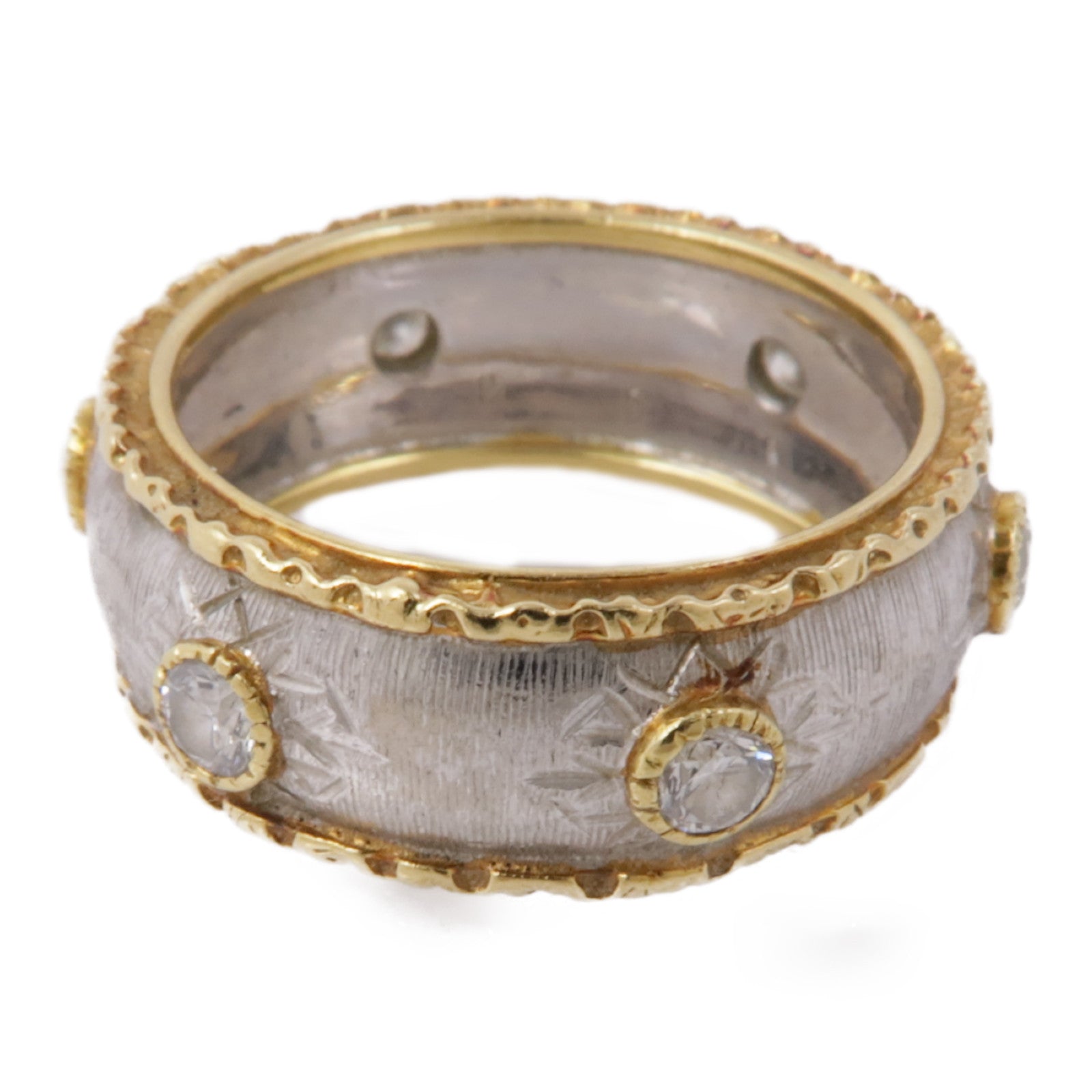 JEWELRY 【激減優惠】18K白金Diamond Ring鑽石戒指US#4.75