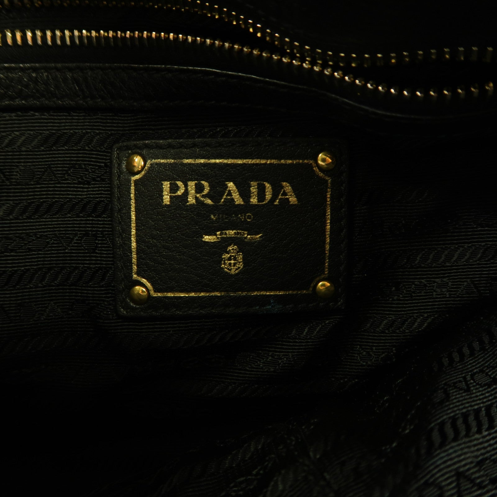 PRADA 尼龍Shoulder Bag金扣手挽肩背兩用袋